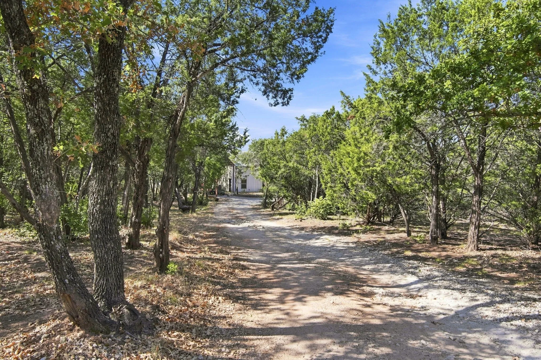 Driveway to Home with additional parking slips