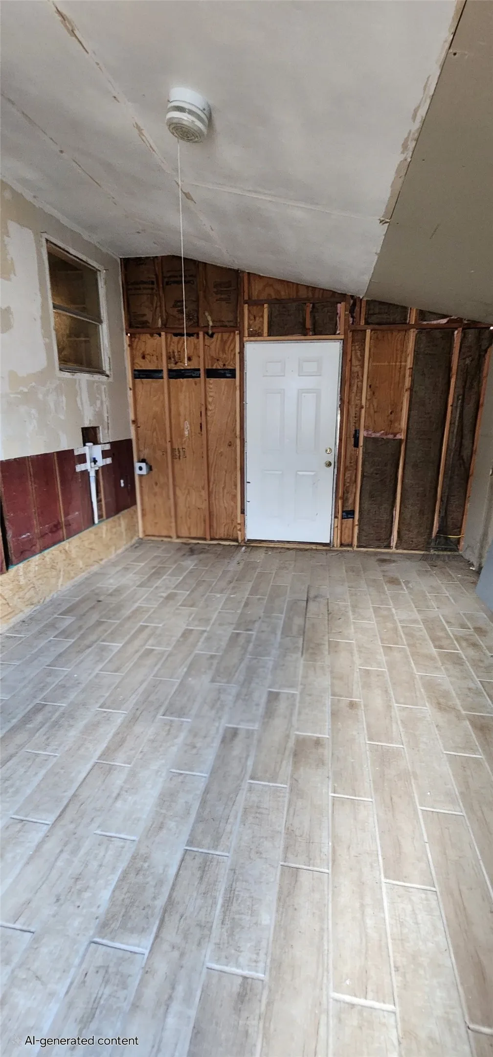 Garage conversion needs finish out. SF is not included (not vented for hvac).