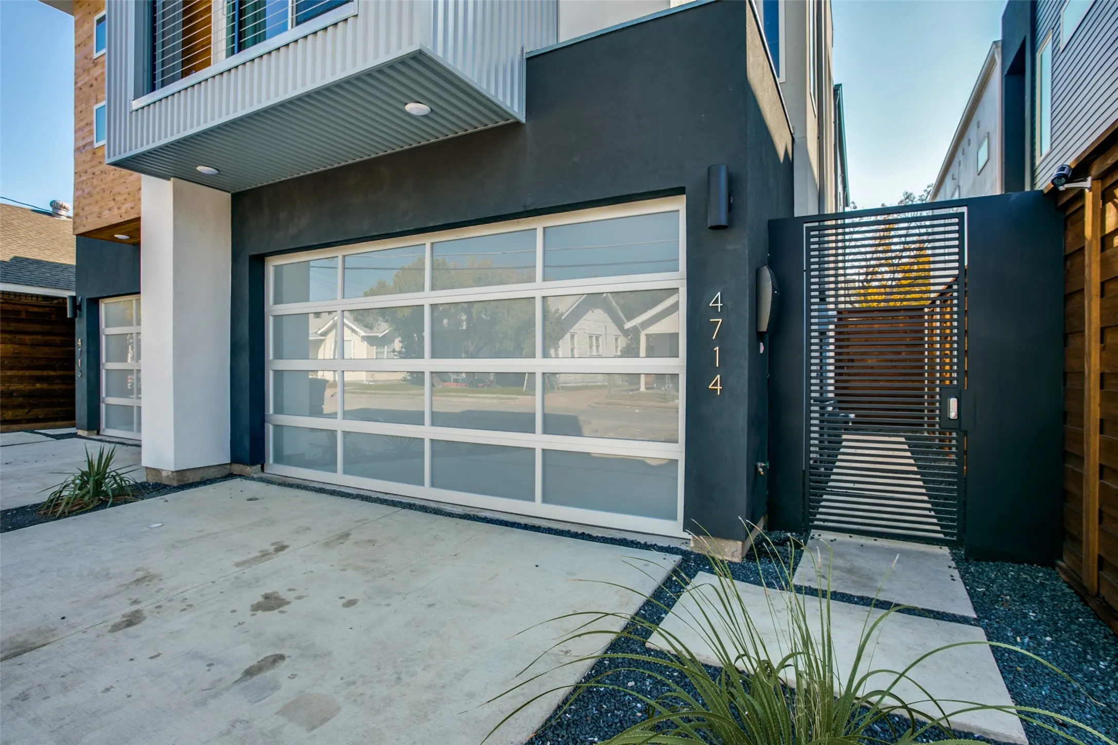 Gated entry and privacy fencing.