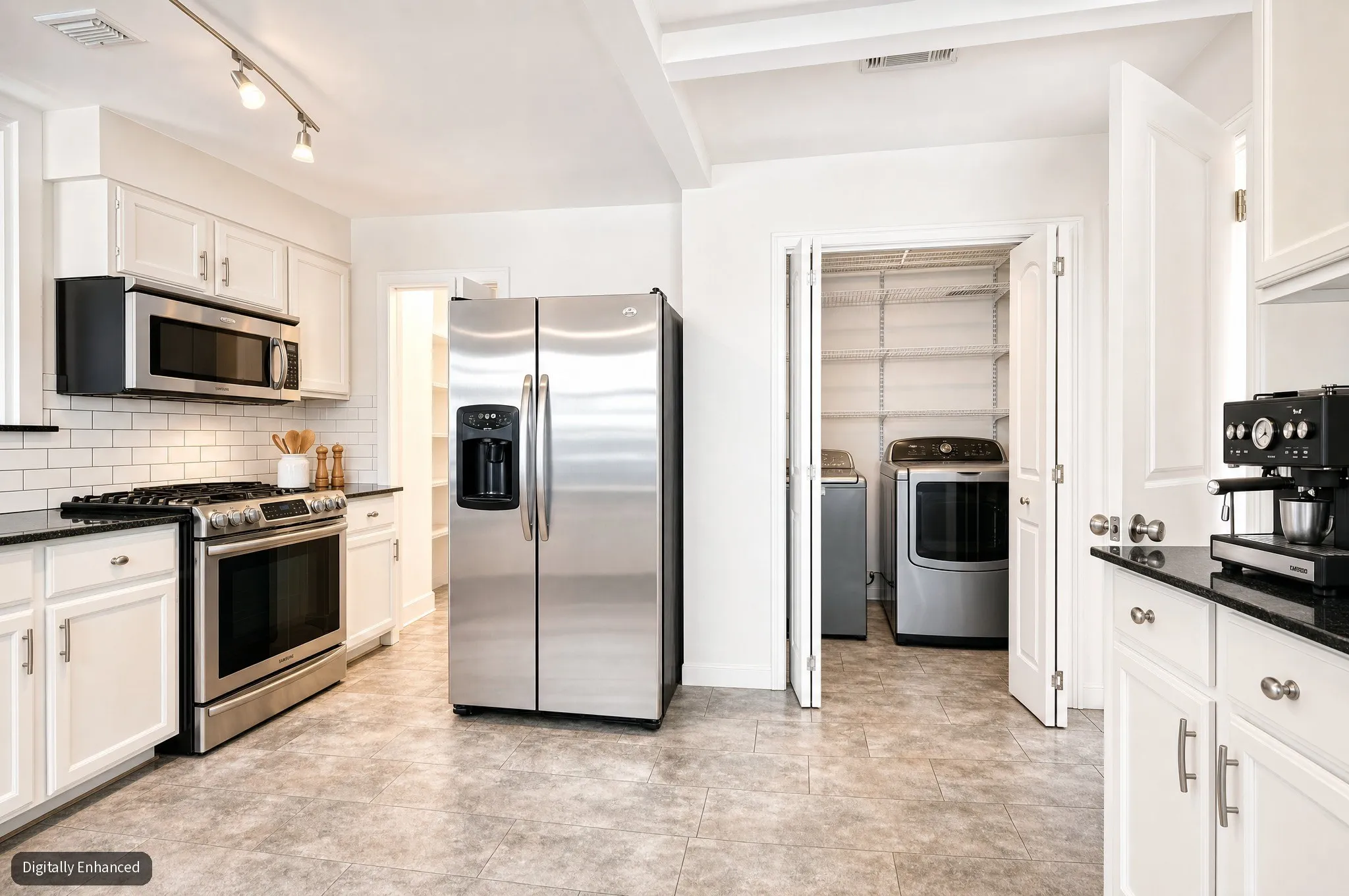 Fridge, Washer & Dryer included.