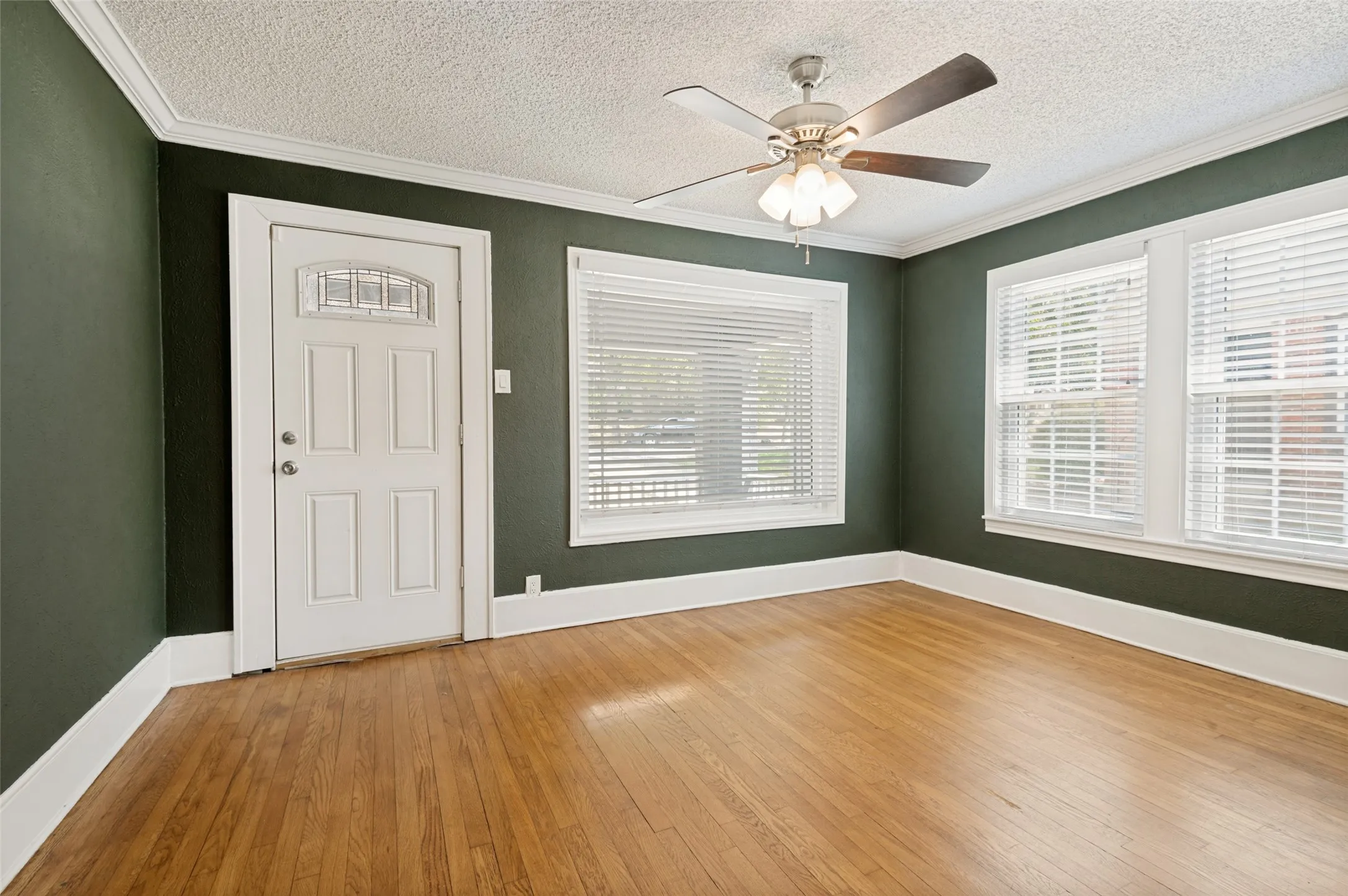View 1 of Bedroom 1 or Flex room off front.