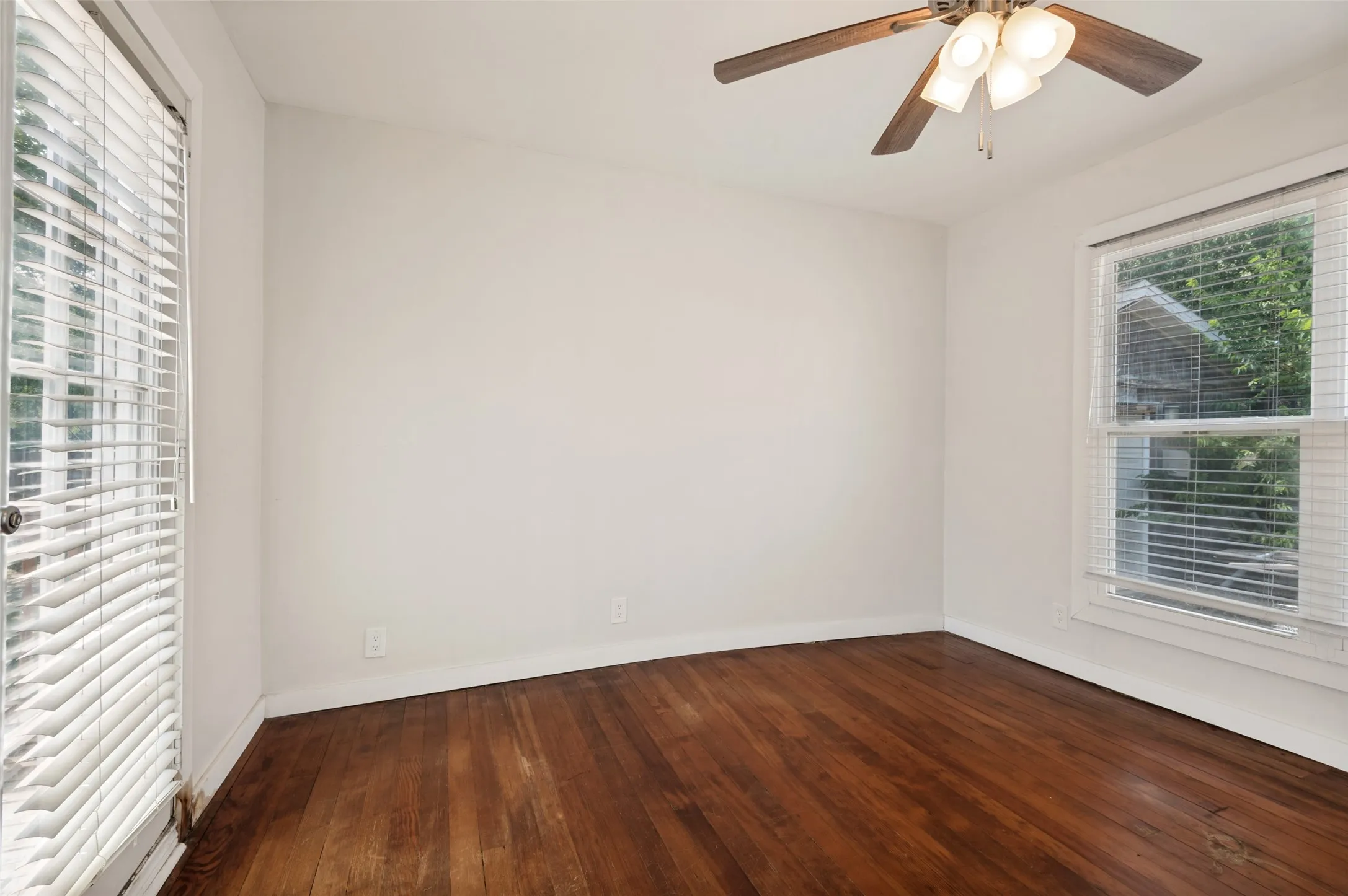 Bedroom 3 with Frech doors. Would also make a great office.