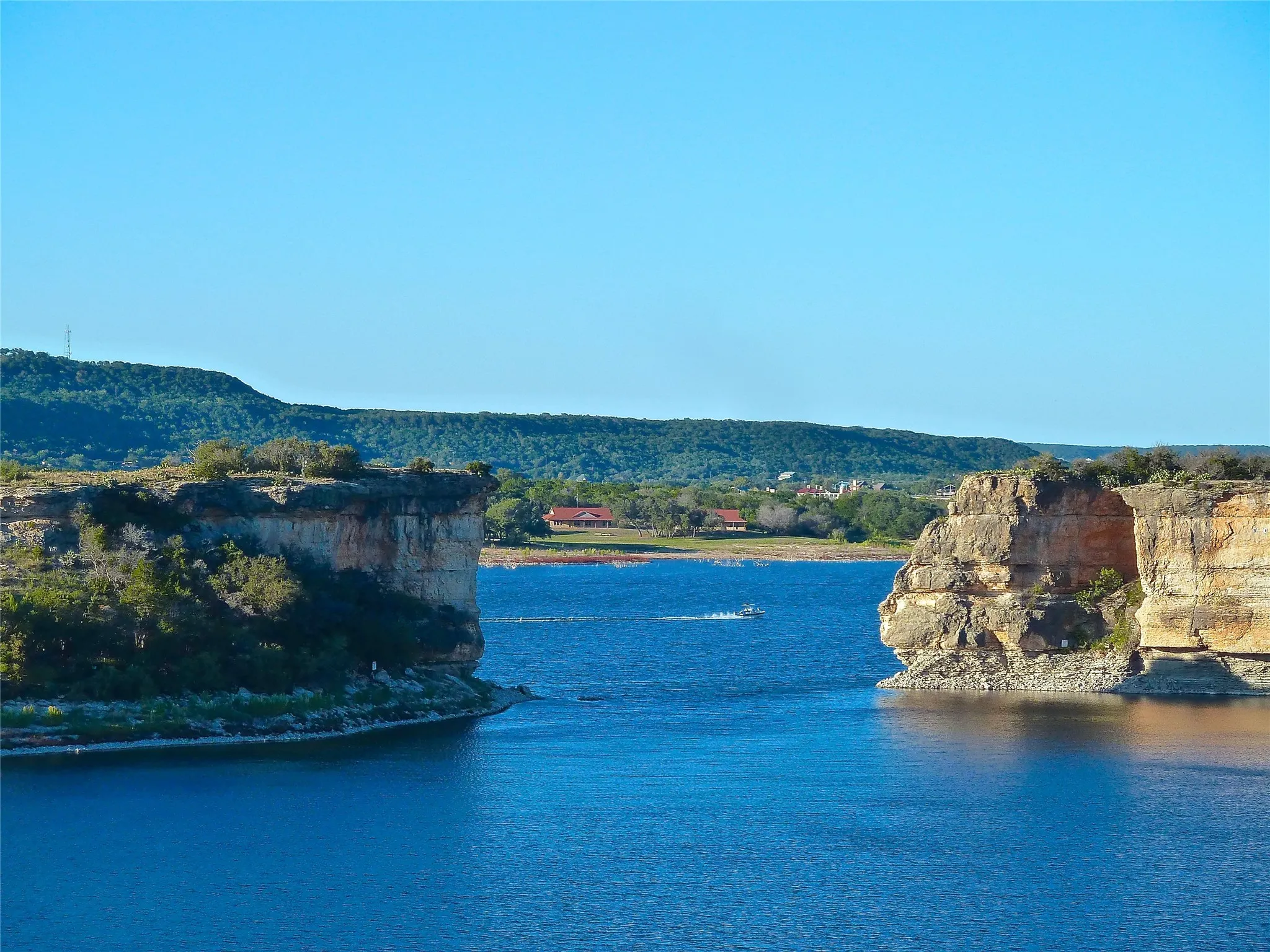 Well-Known Hells Gate where the annual 4th of July fireworks show is held.