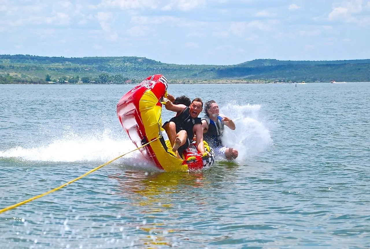 Non stop fun on the blue waters of PK Lake.