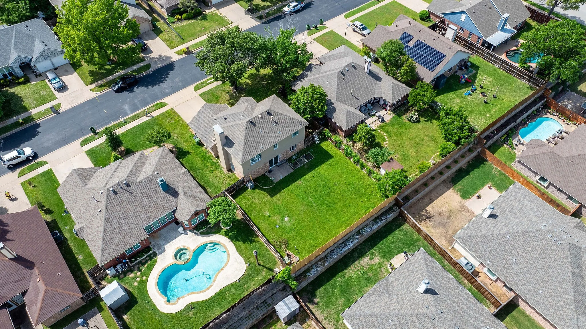View of birds eye view of property