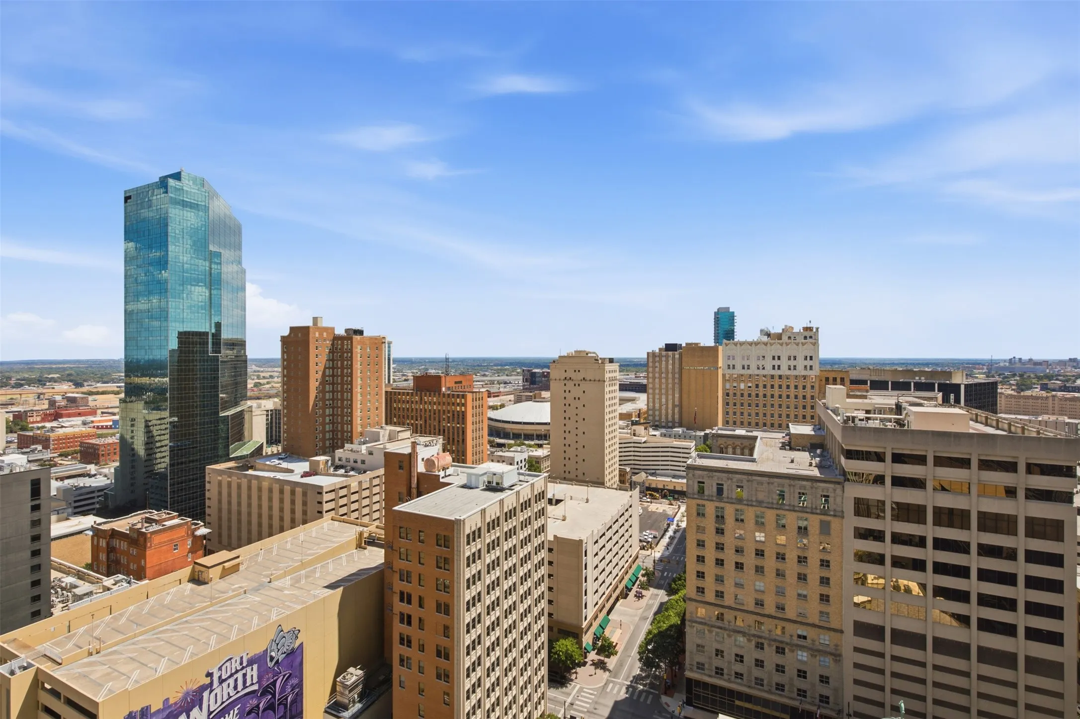 Southern City View of A&M University -Downtown Campus, Historic First Christian Church, and Historic Hells Half Acre!