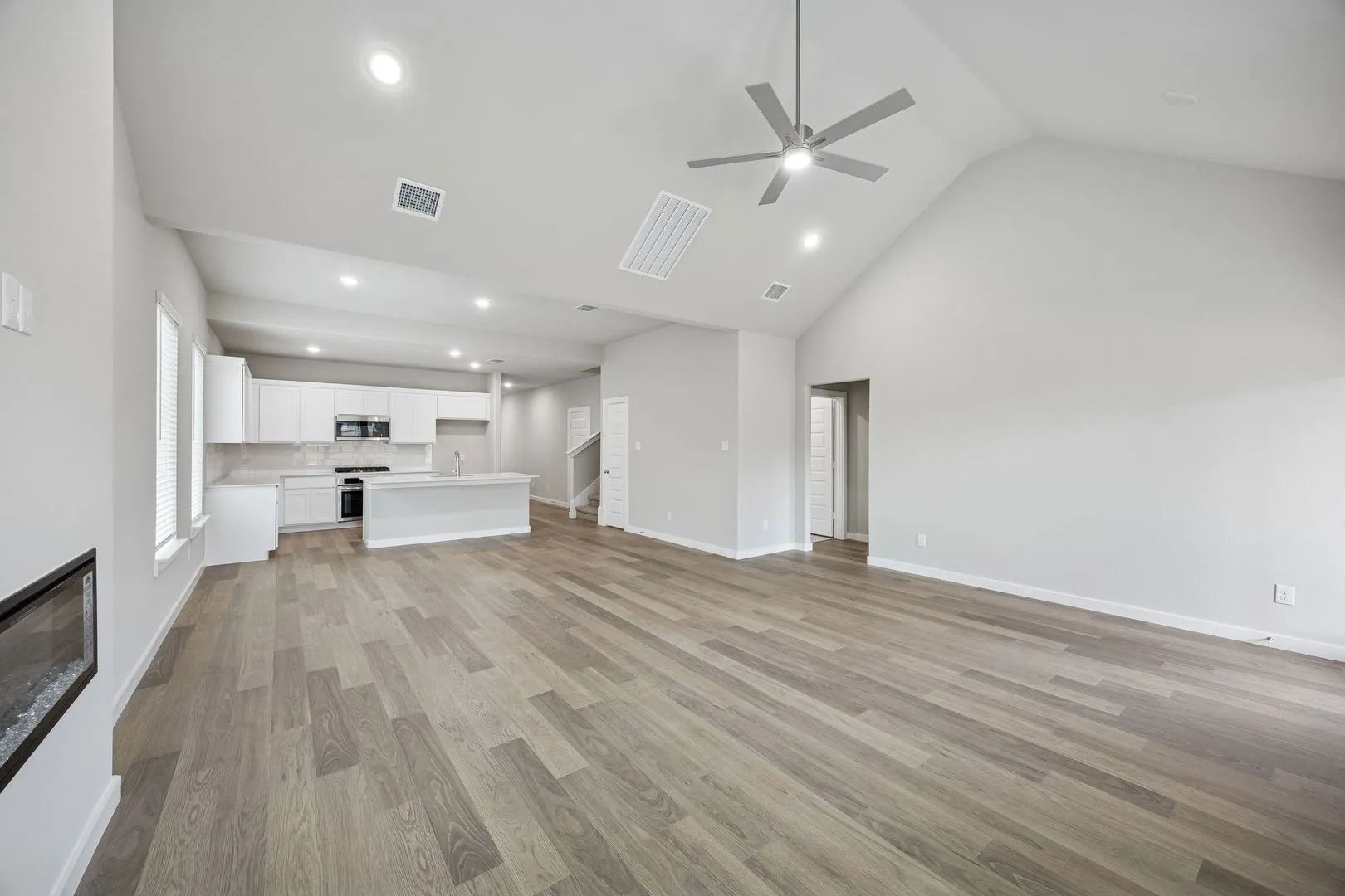 Open First Floor in the Stanley II home plan by Trophy Signature Homes – REPRESENTATIVE PHOTO