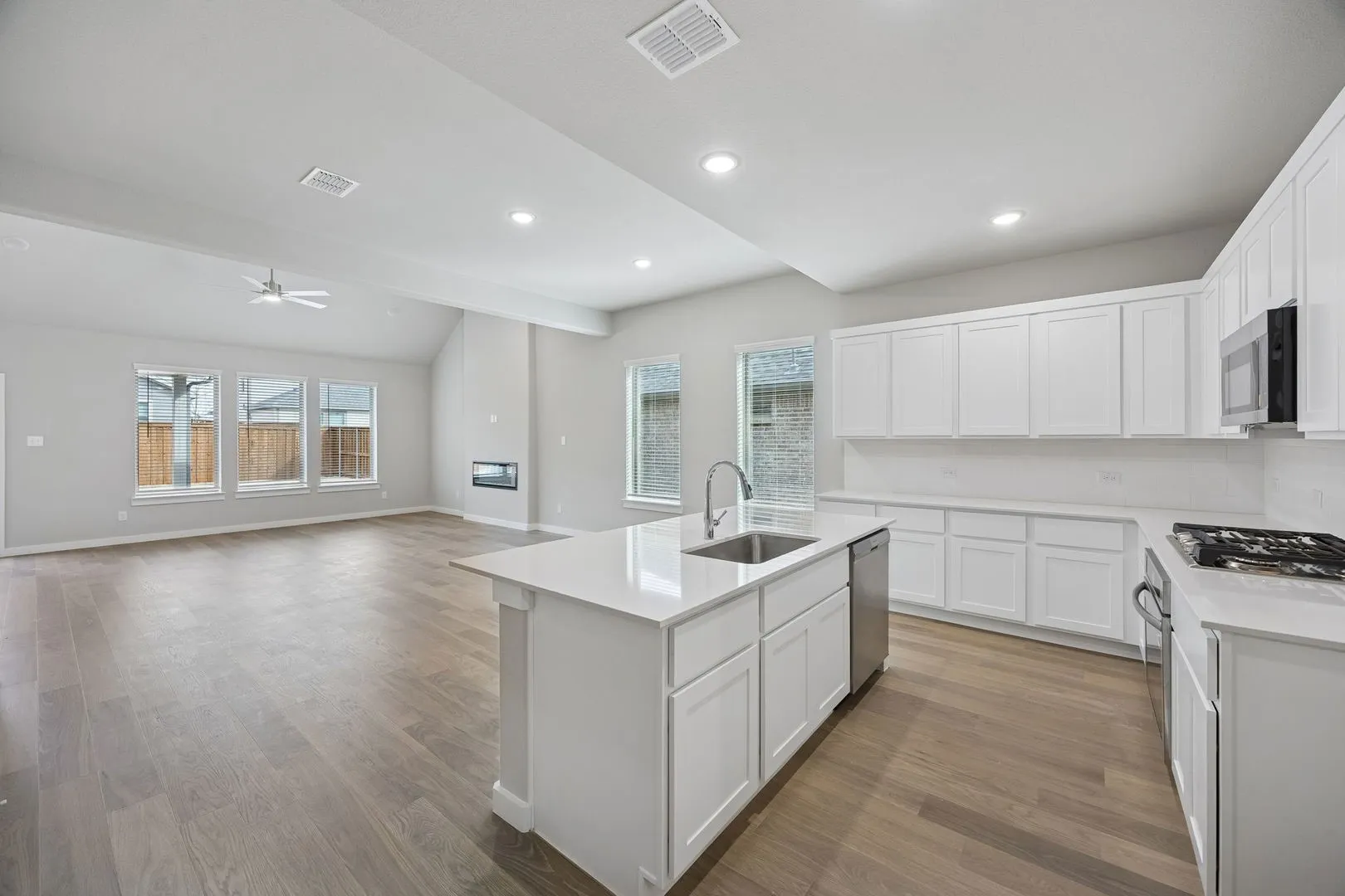 Open First Floor in the Stanley II home plan by Trophy Signature Homes – REPRESENTATIVE PHOTO