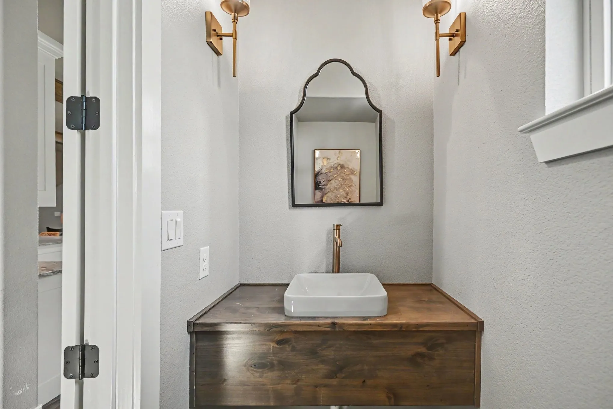 Half bath located on first level