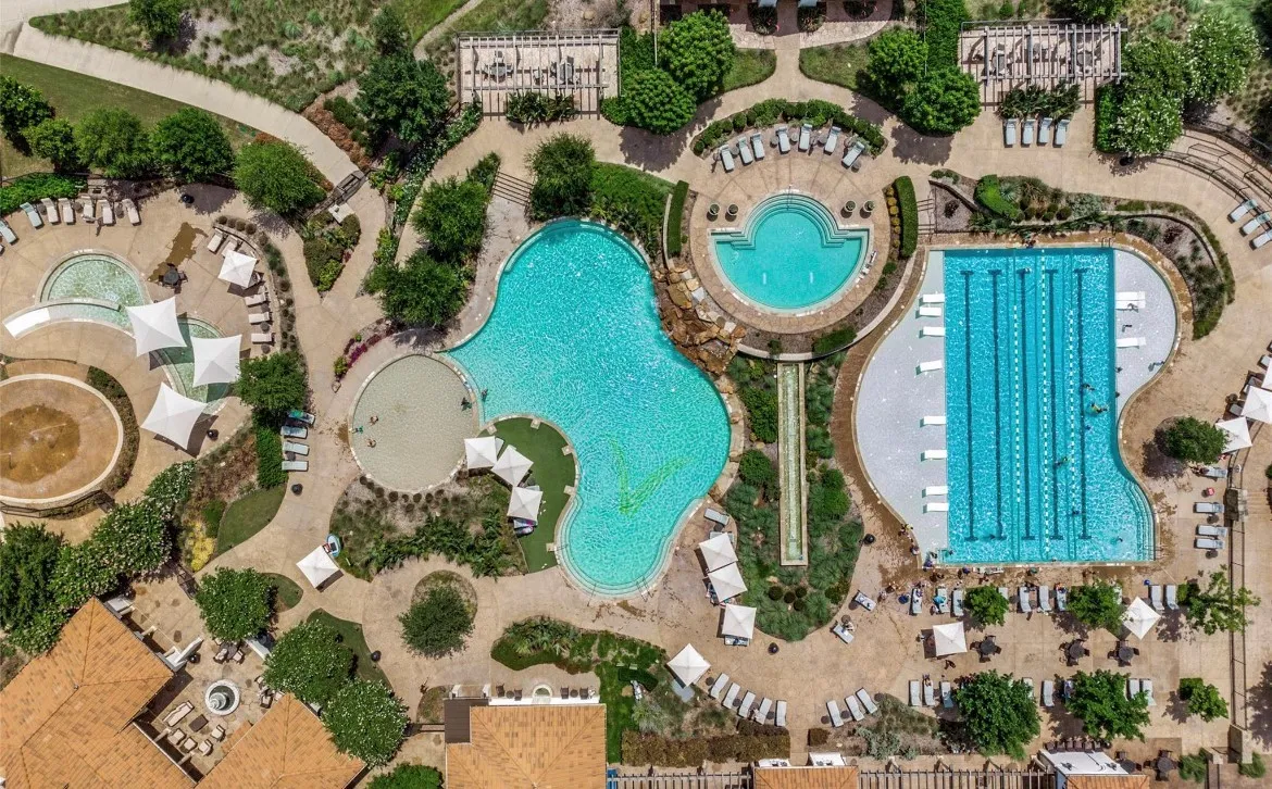 Aerial View of amenities