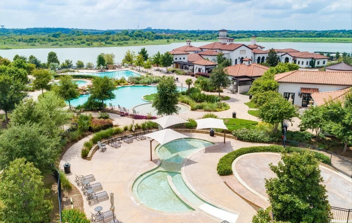 Aerial View of amenities: 5 swimming pools, lake, event center, conference center, lake club