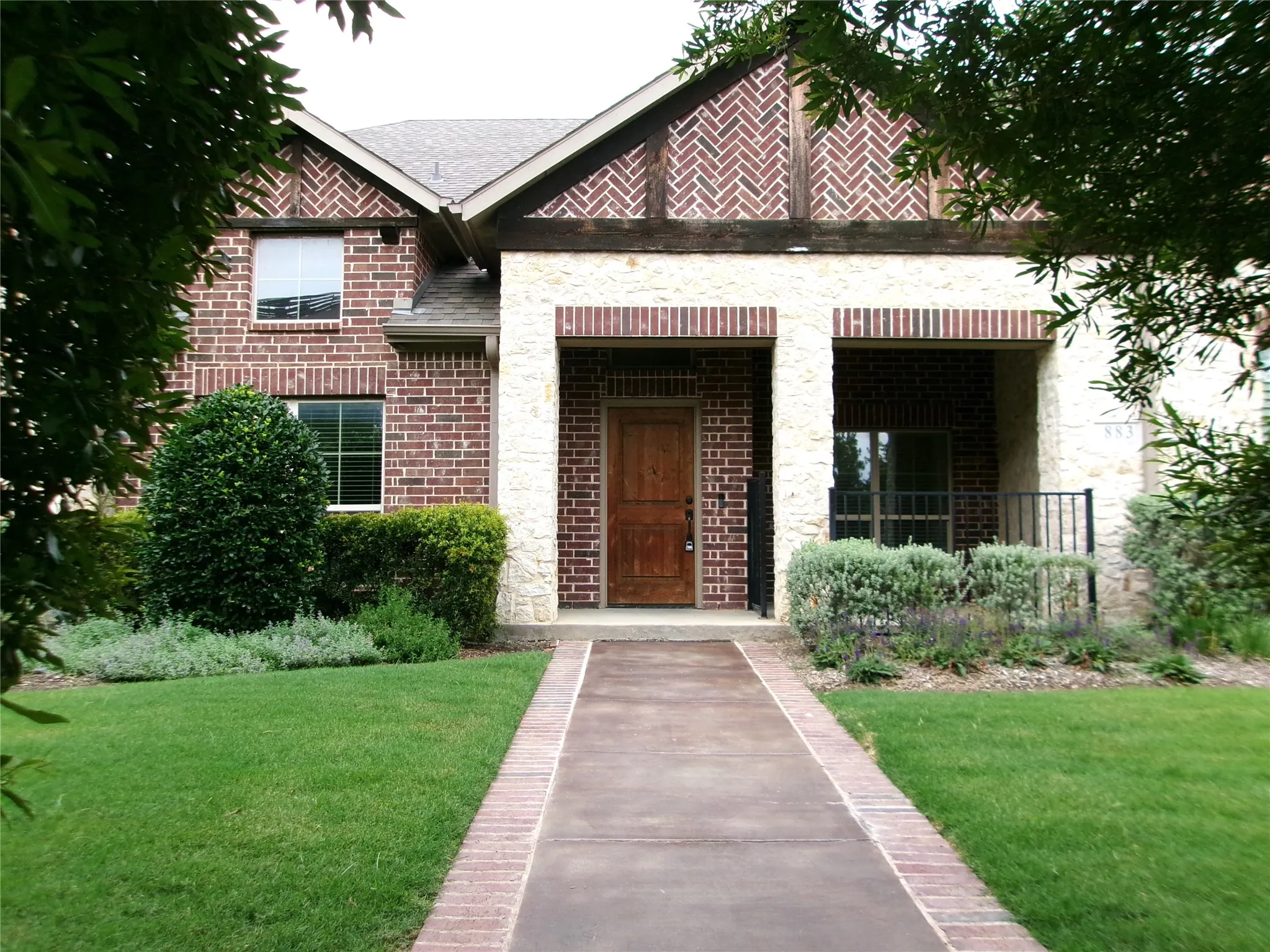 Front entry view showing front of house