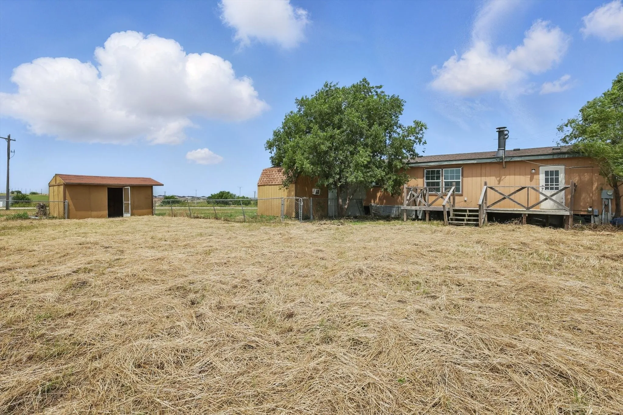 View of part of the back yard