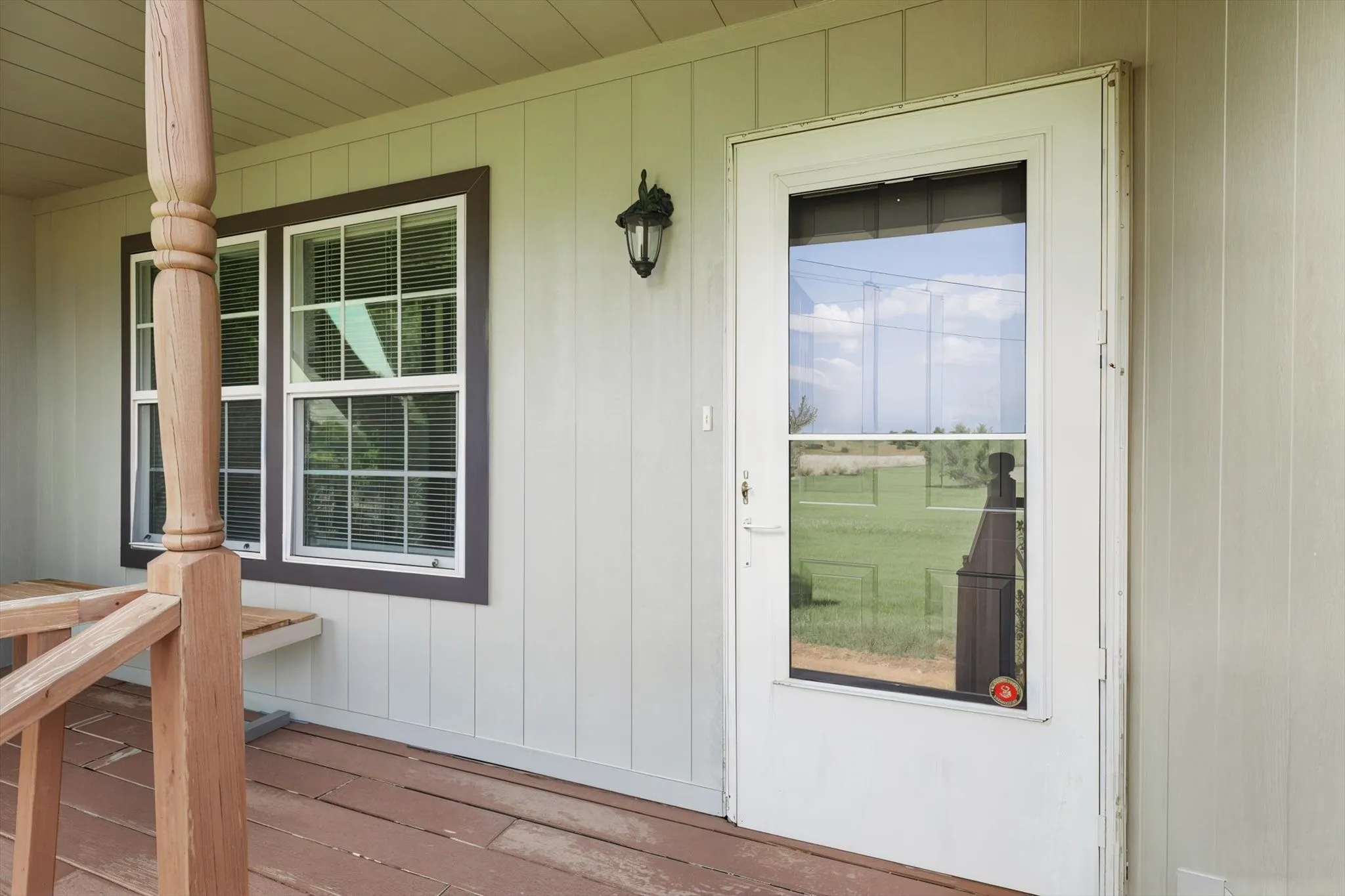 Covered front porch