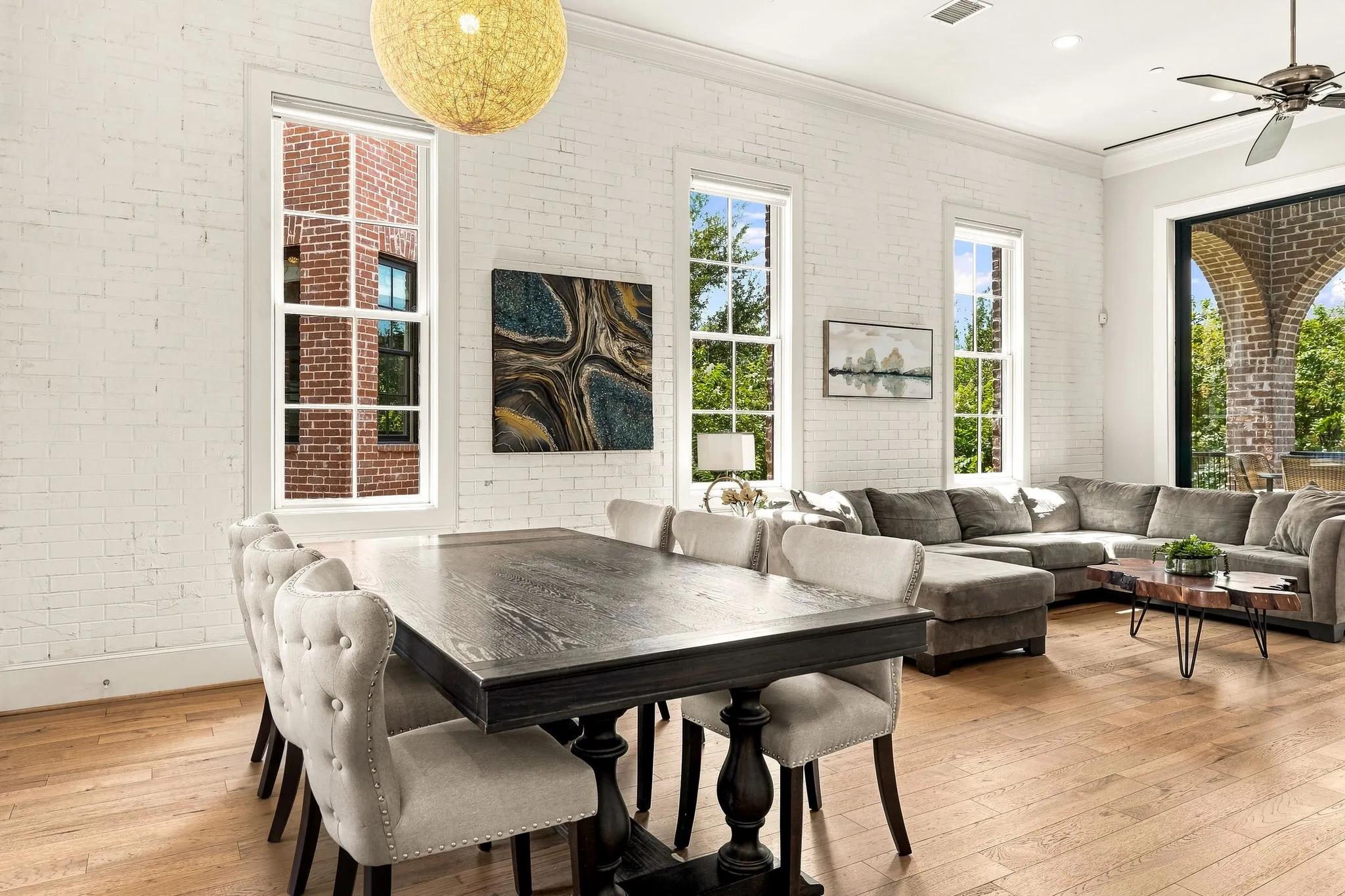 Extra large windows provide an abundance of natural light.