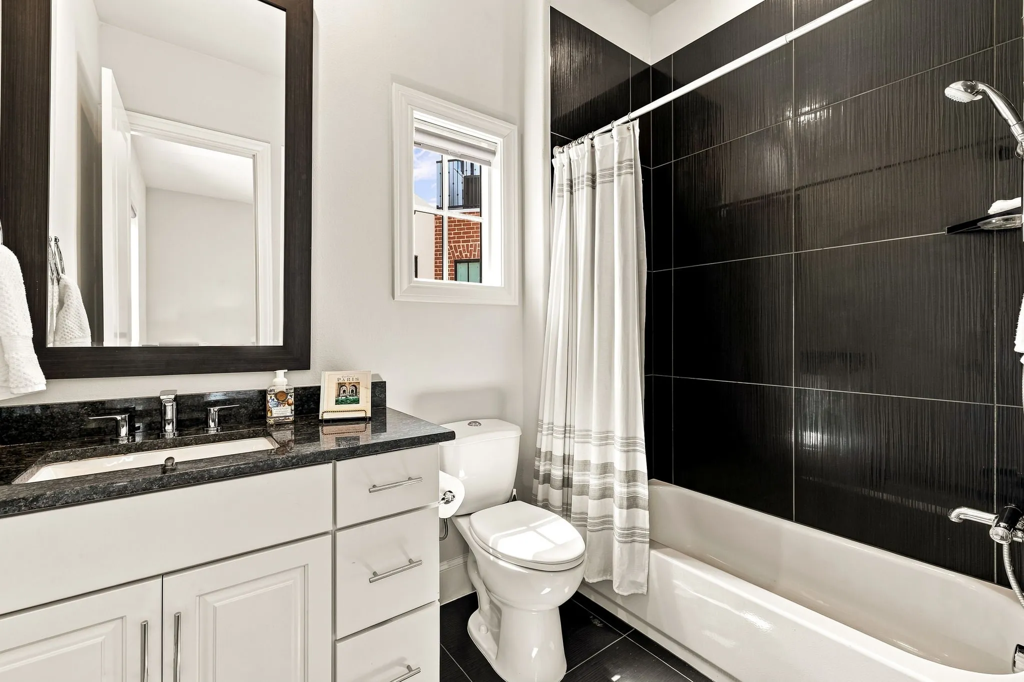 Third floor guest bathroom.