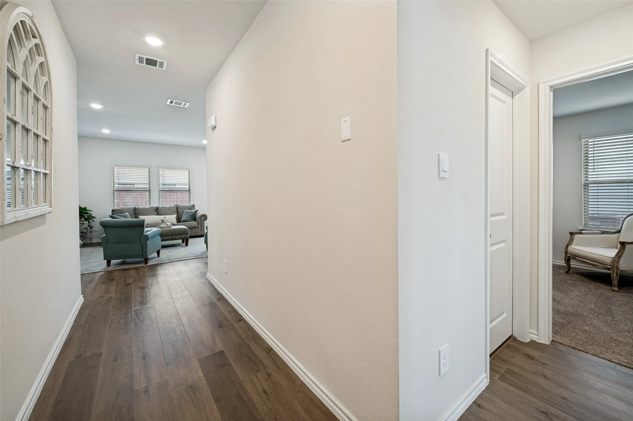 Front entry leads into living room!