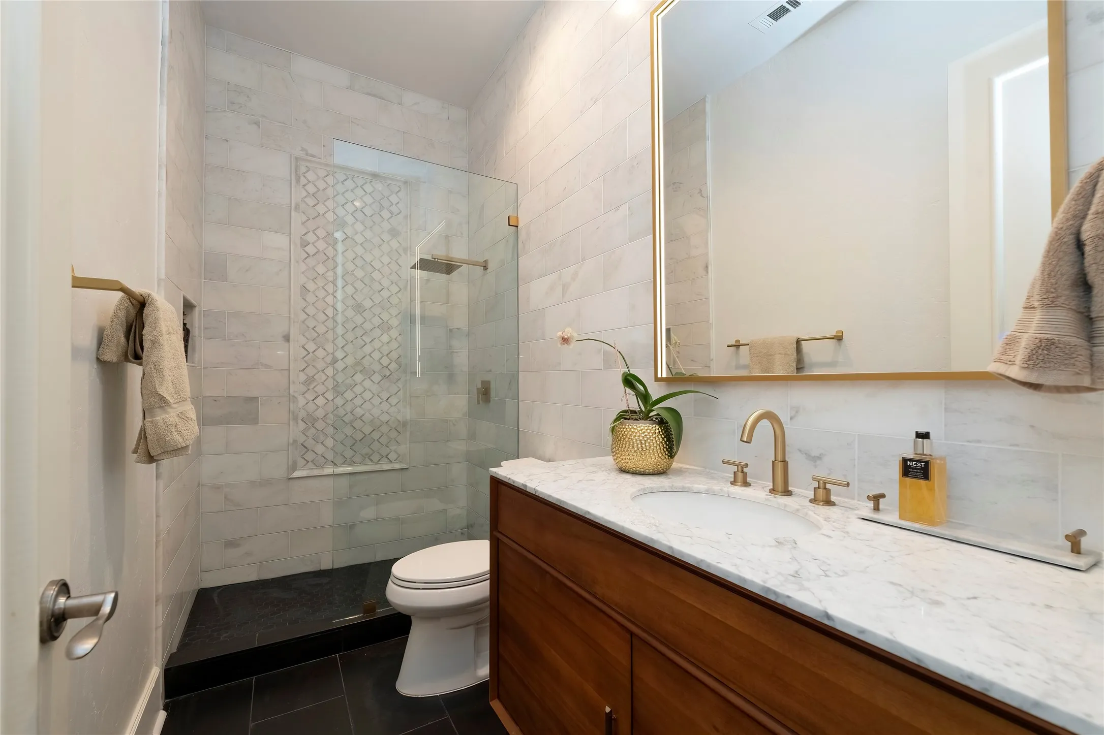 newly updated first floor full bath