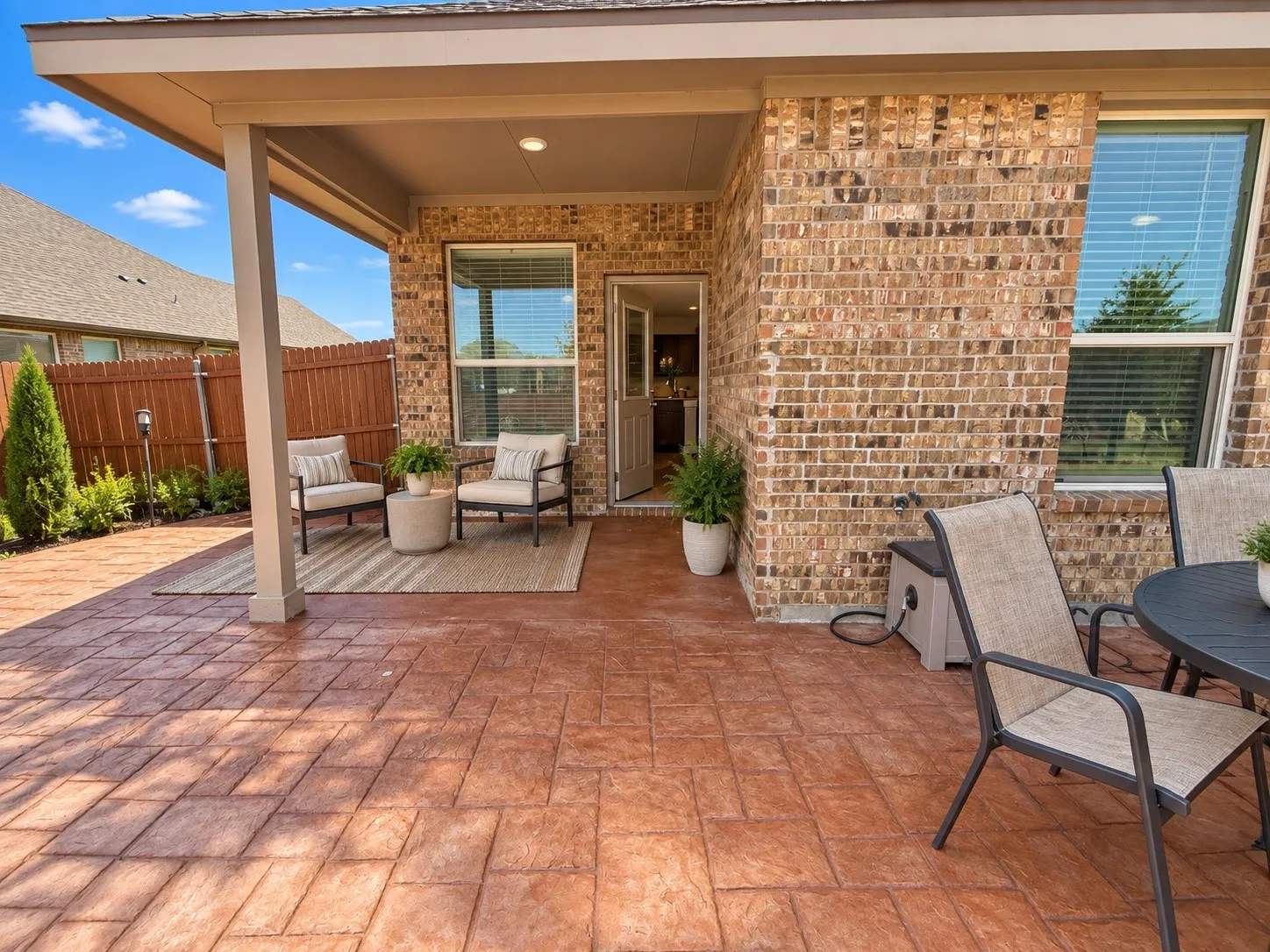Patio terrace
