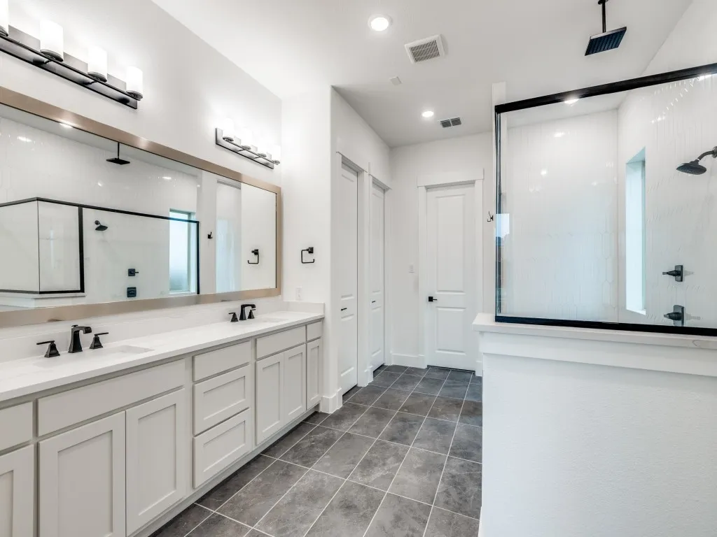 This owner's bath offers outstanding space for two!