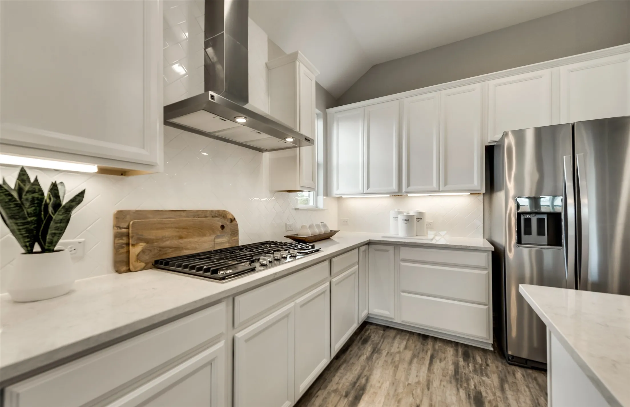 *Model Representation -  Abundant cabinet space in kitchen