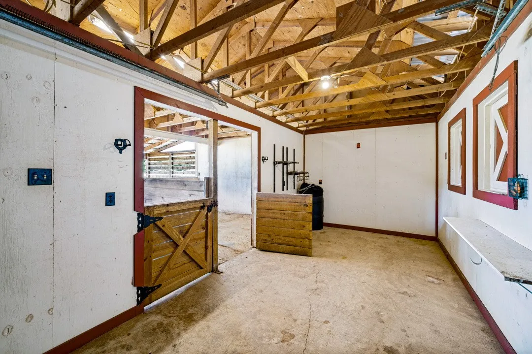 Tack and Feed Room