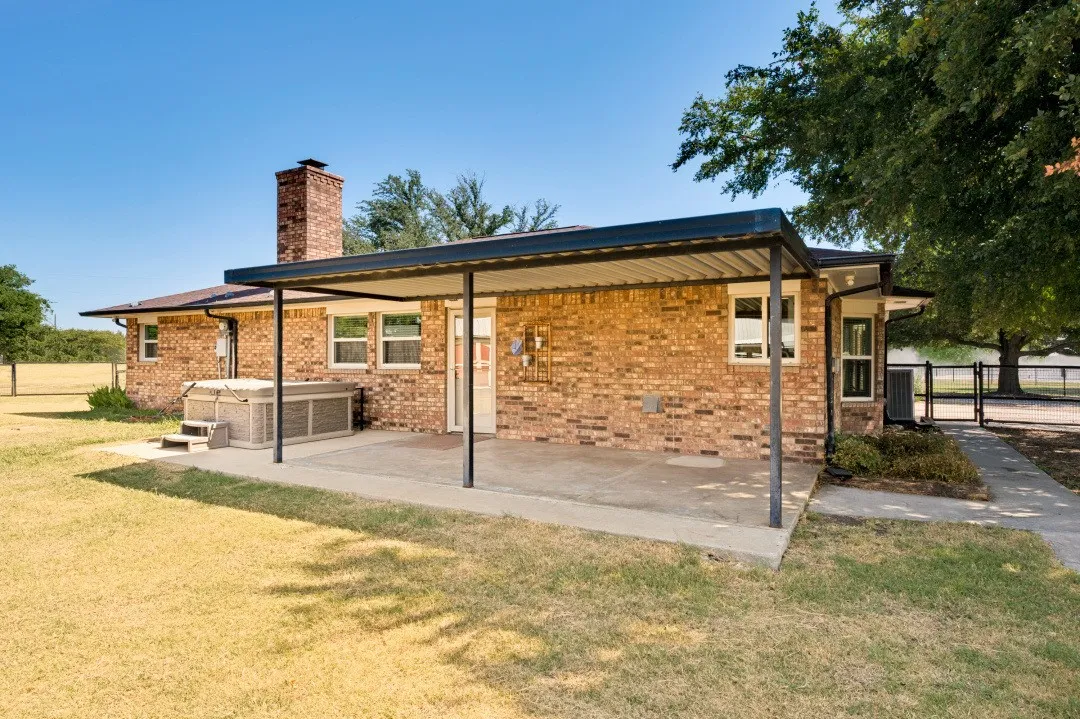 Covered patio