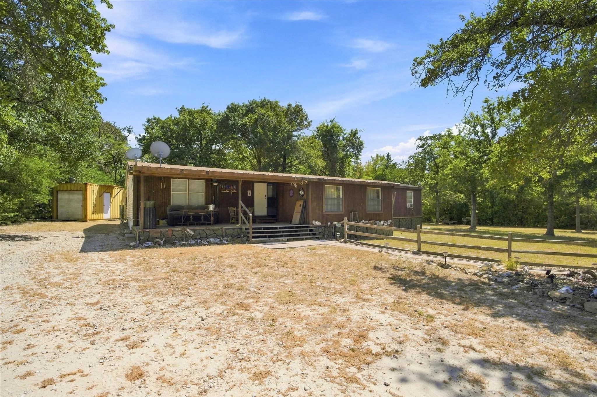 View of Modular home that sleeps 16