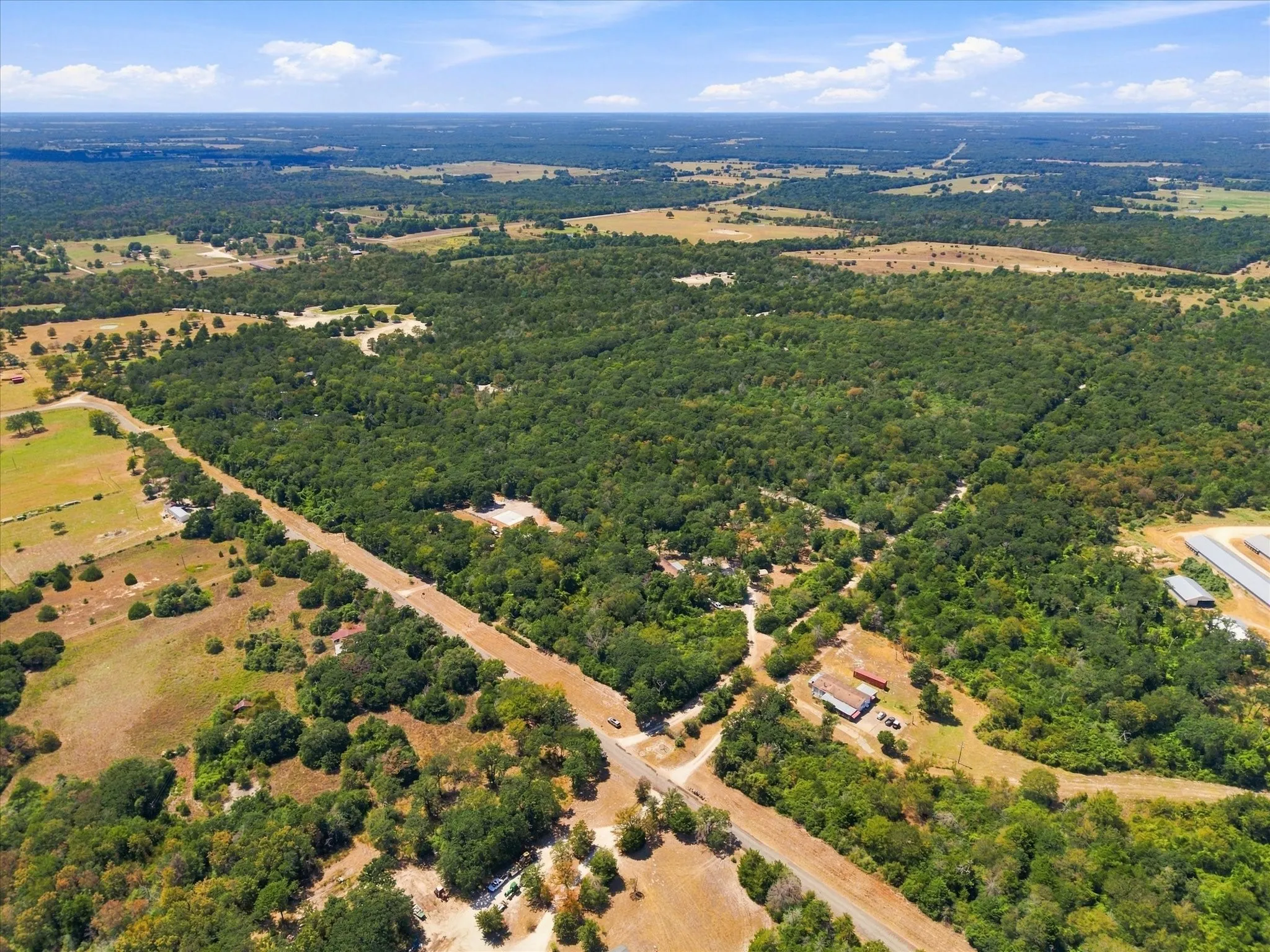 Ariel view from entrance