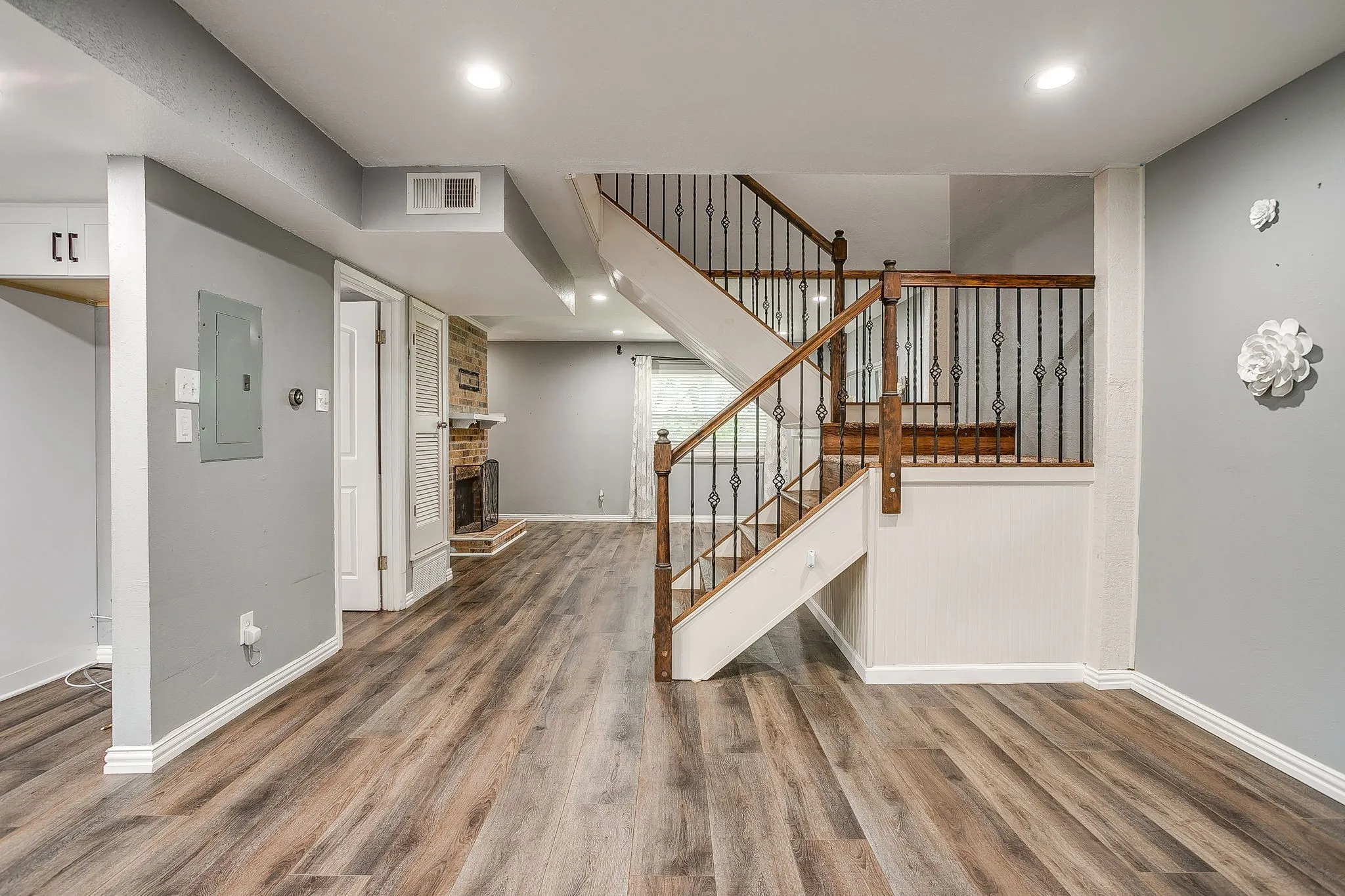 Luxury vinyl plank flooring