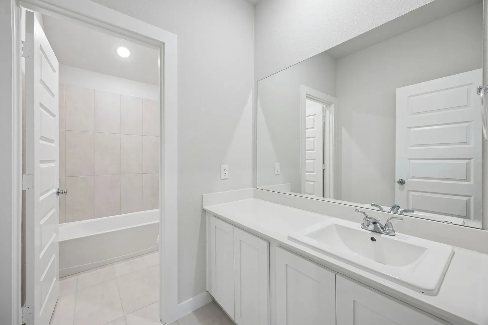 Bathroom in the Masters home plan by Trophy Signature Homes – REPRESENTATIVE PHOTO