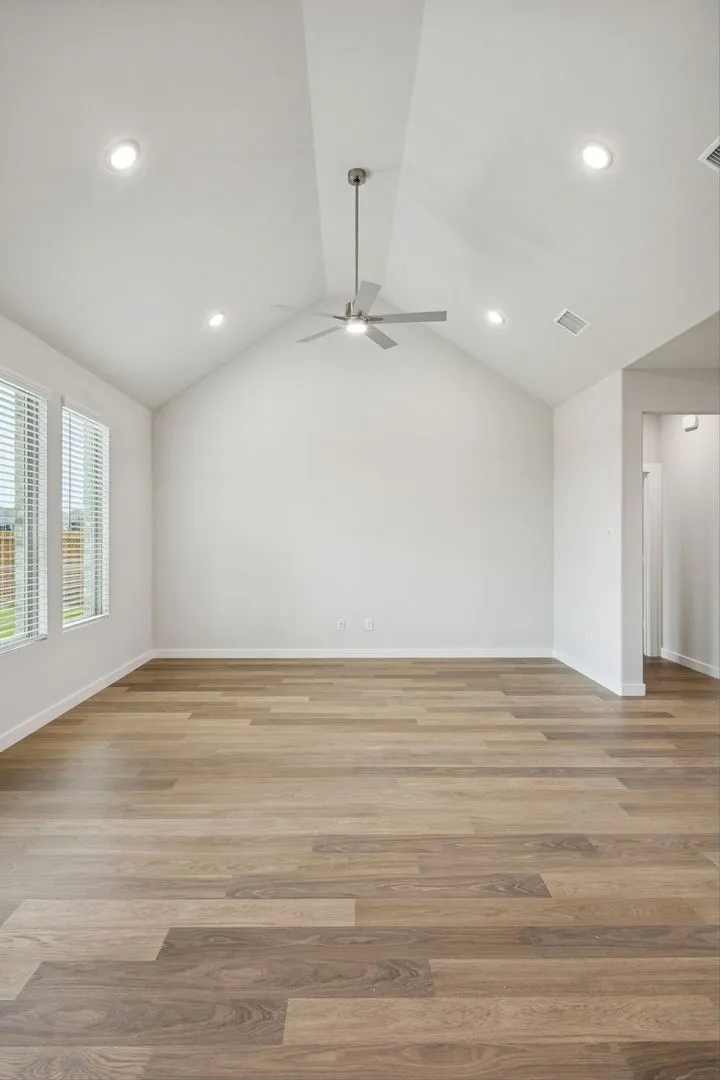 Living Room in the Masters home plan by Trophy Signature Homes – REPRESENTATIVE PHOTO