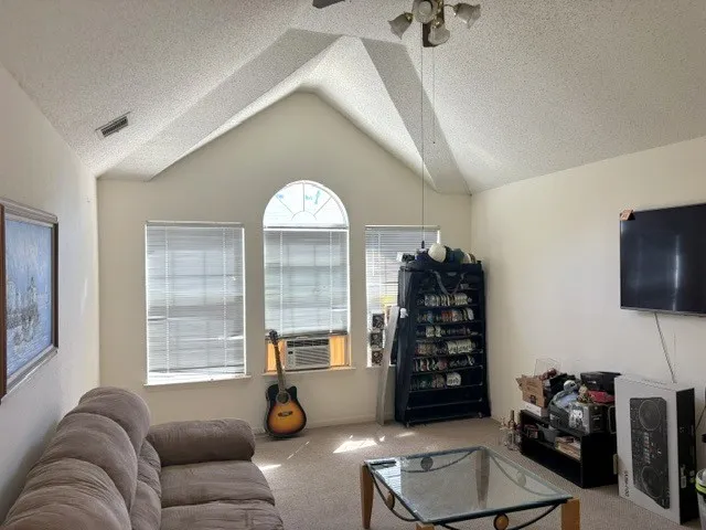 Upstairs living area