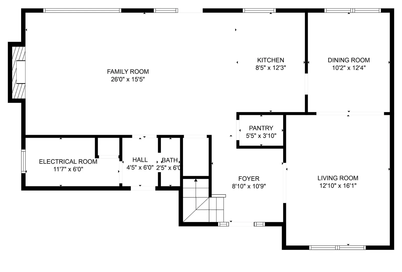 View of floor plan / room layout