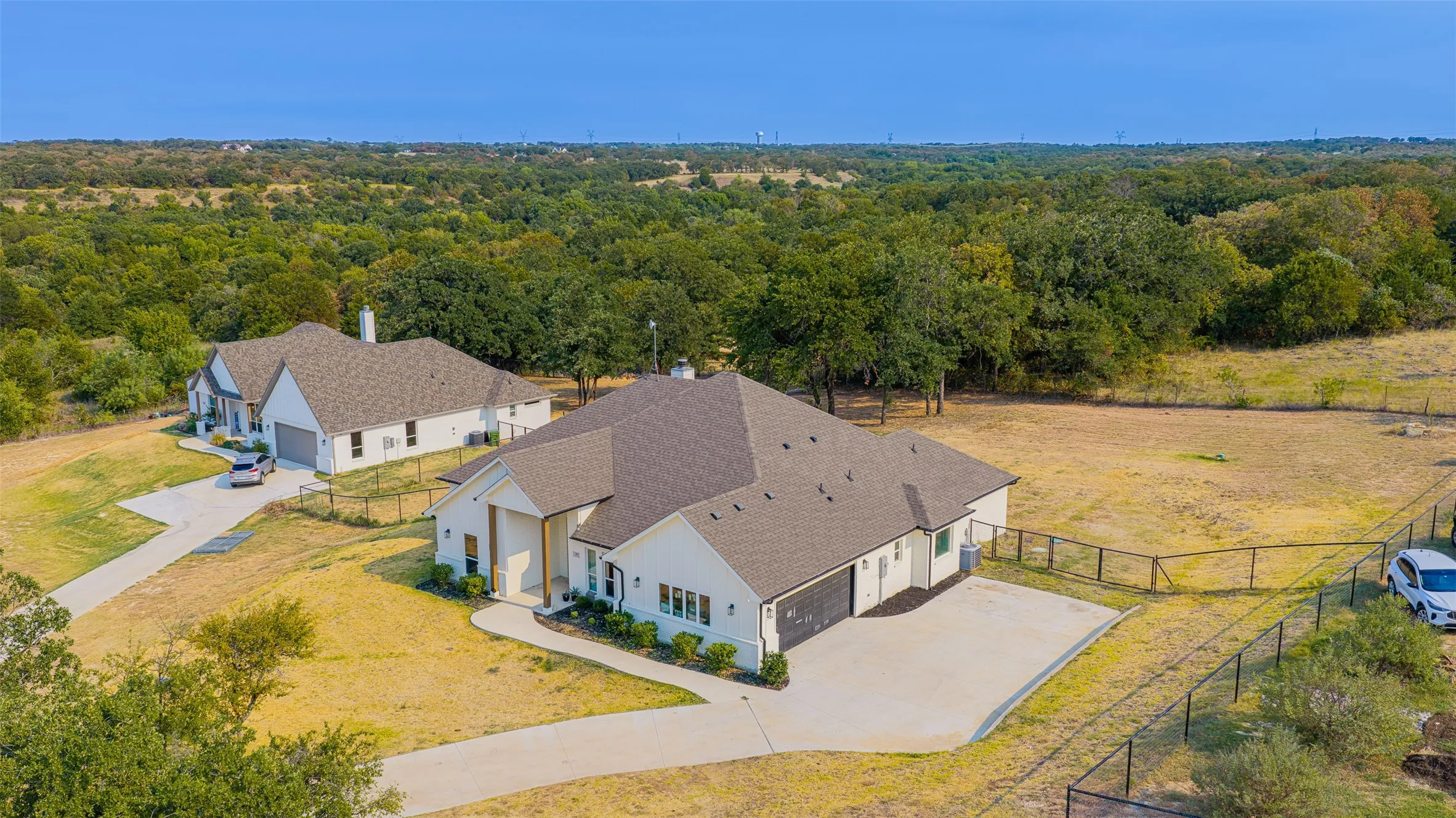 No Back Neighbors (except for the friendly livestock that visit every now and then) A breath of fresh air from the breeze that rustles the trees will be a common experience while living here.