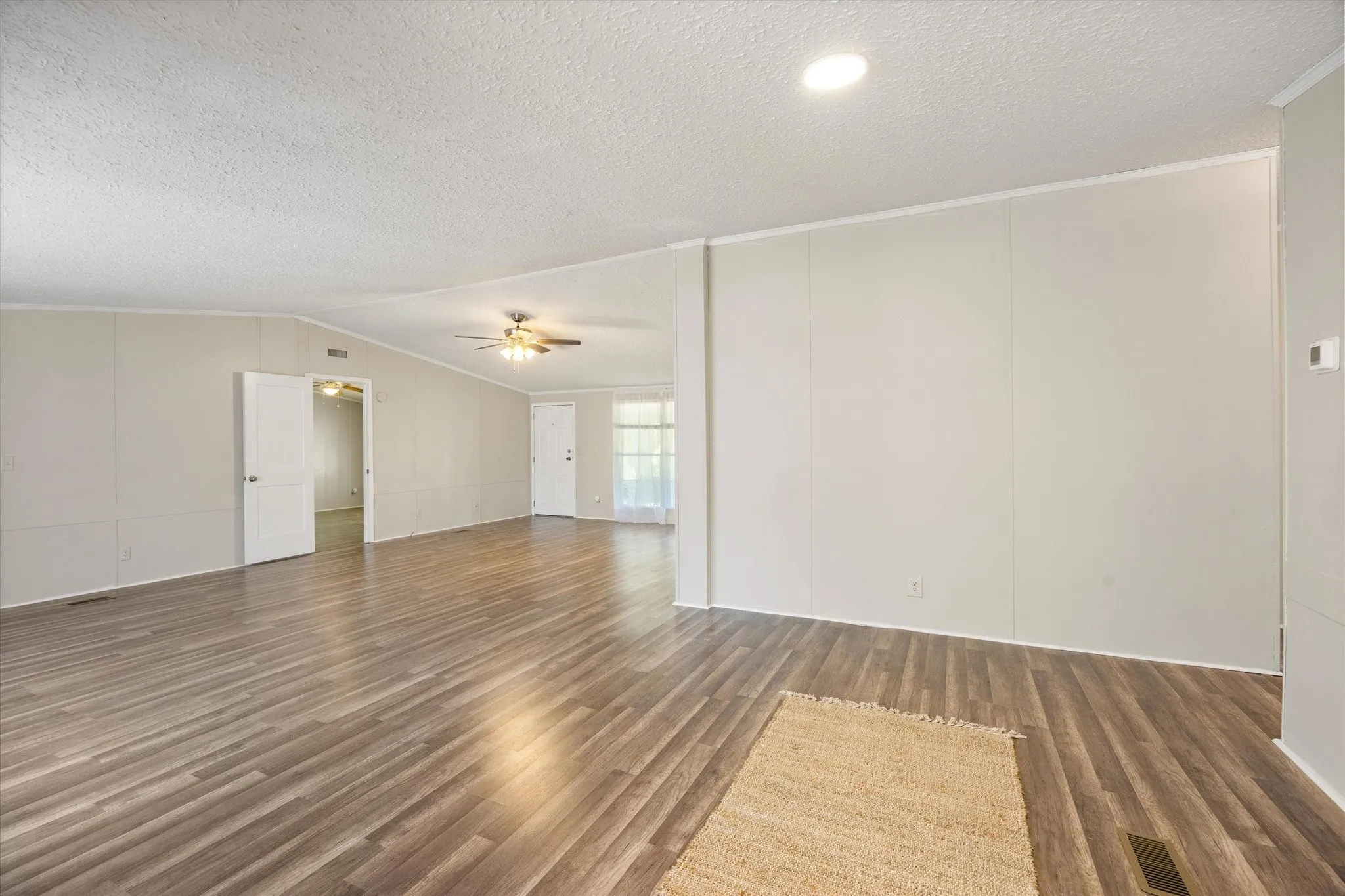 Dining area in open floor plan
