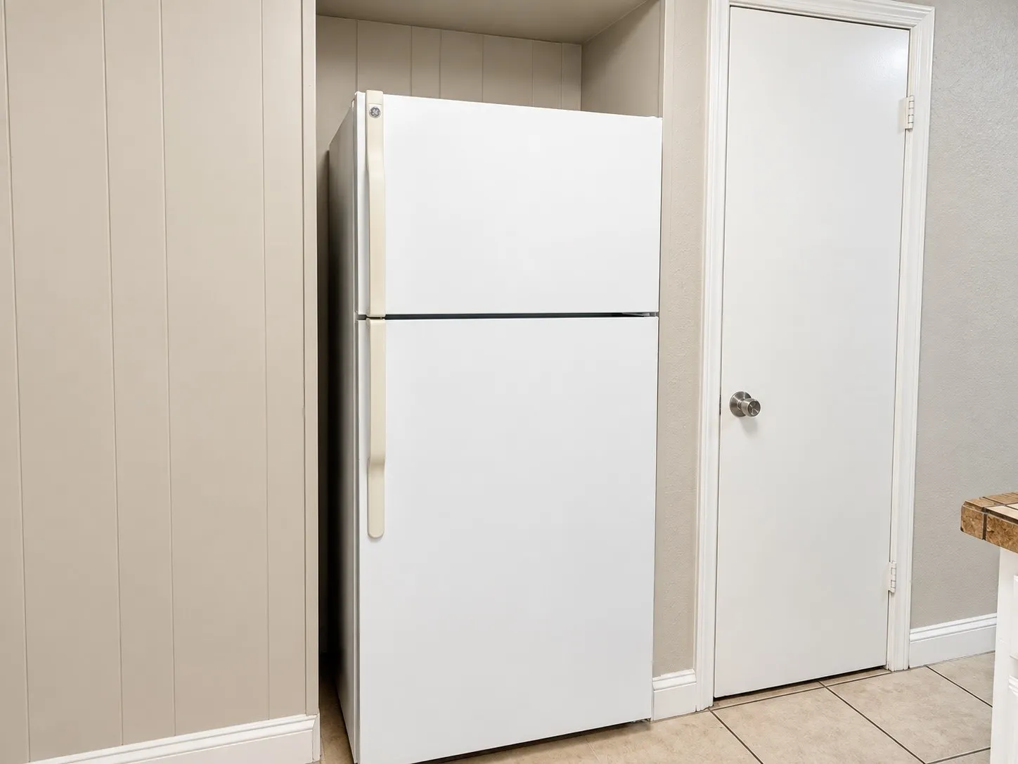 white refrigerator