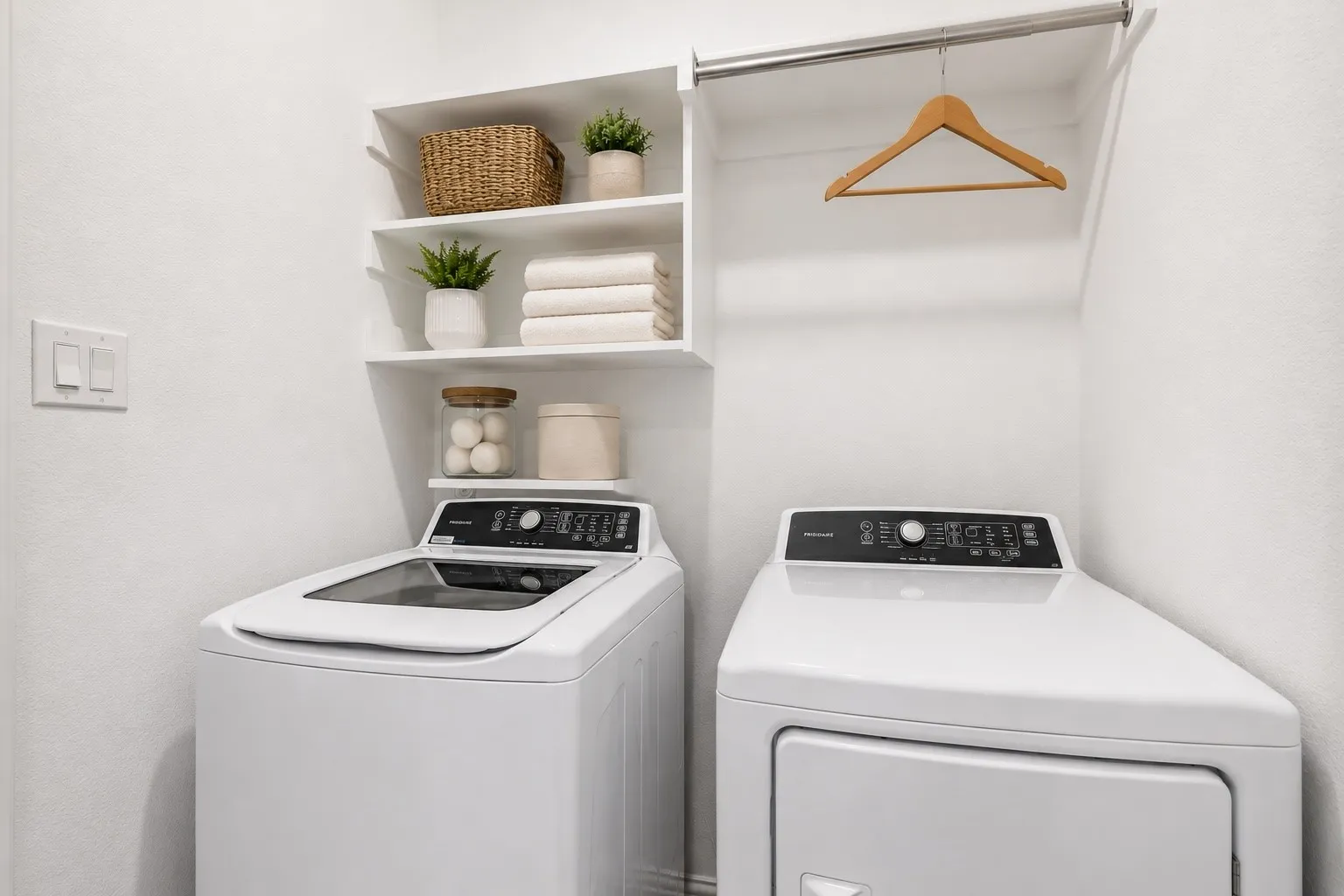Second Floor Laundry Room with Washer and Dryer Included
