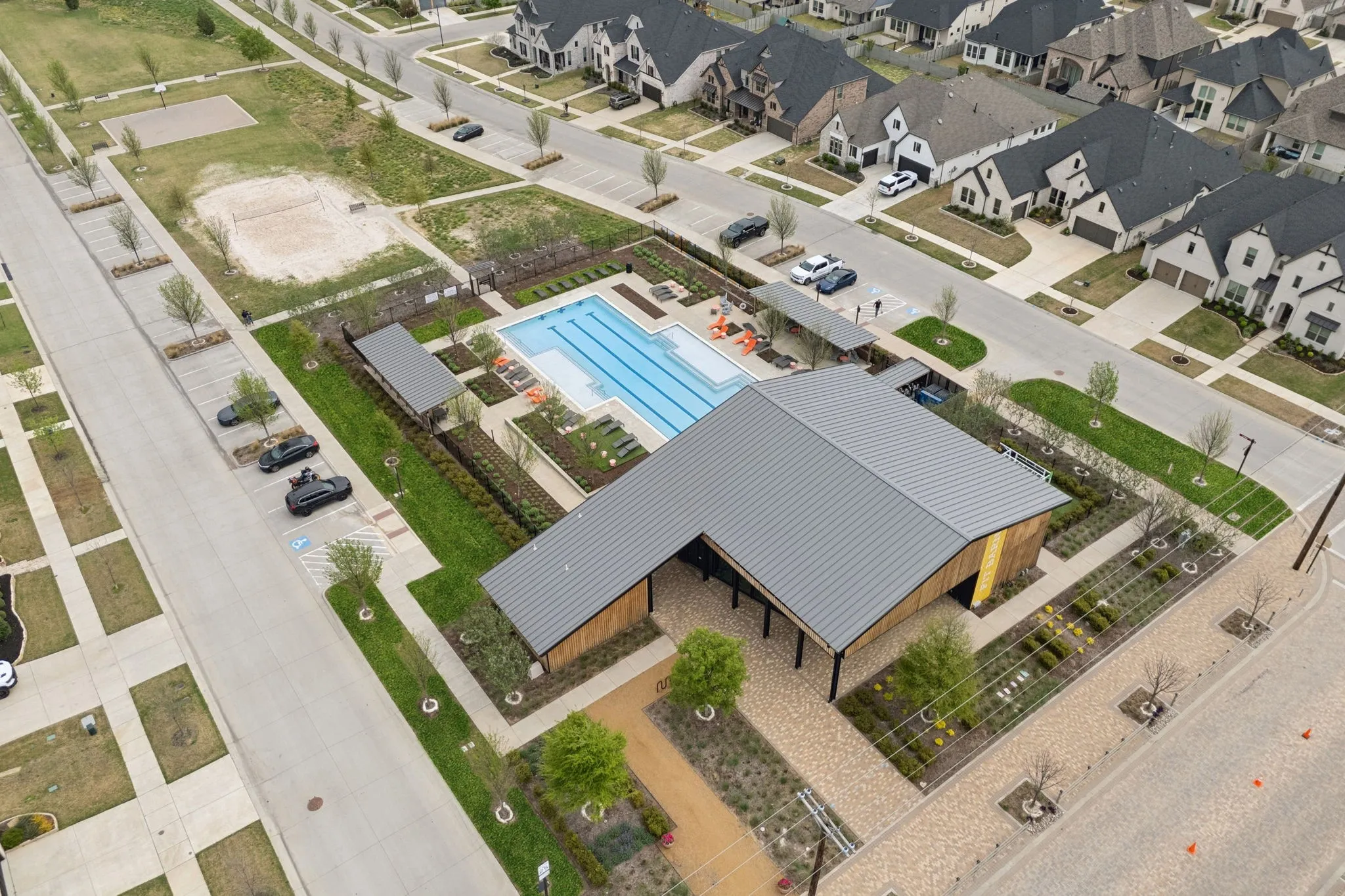 Harvest Lap Pool and Fitness Center Complete with Sand Volleyball and Sport Courts