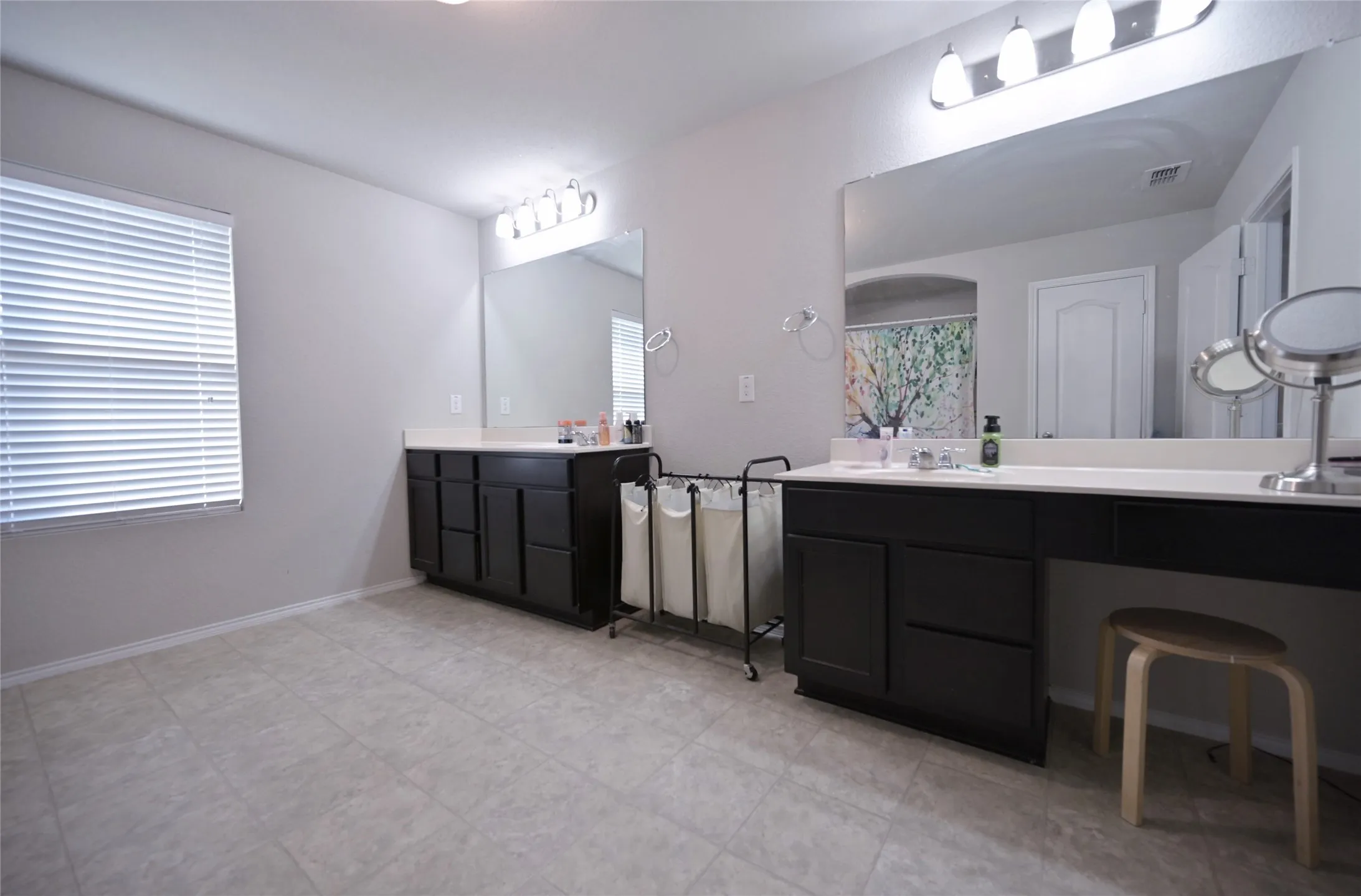 Wide two sink Vanity