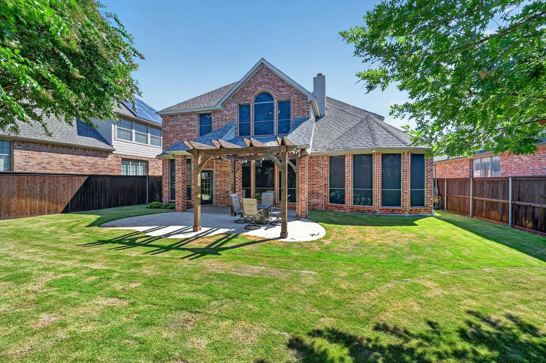 This yard is large enough for a pool