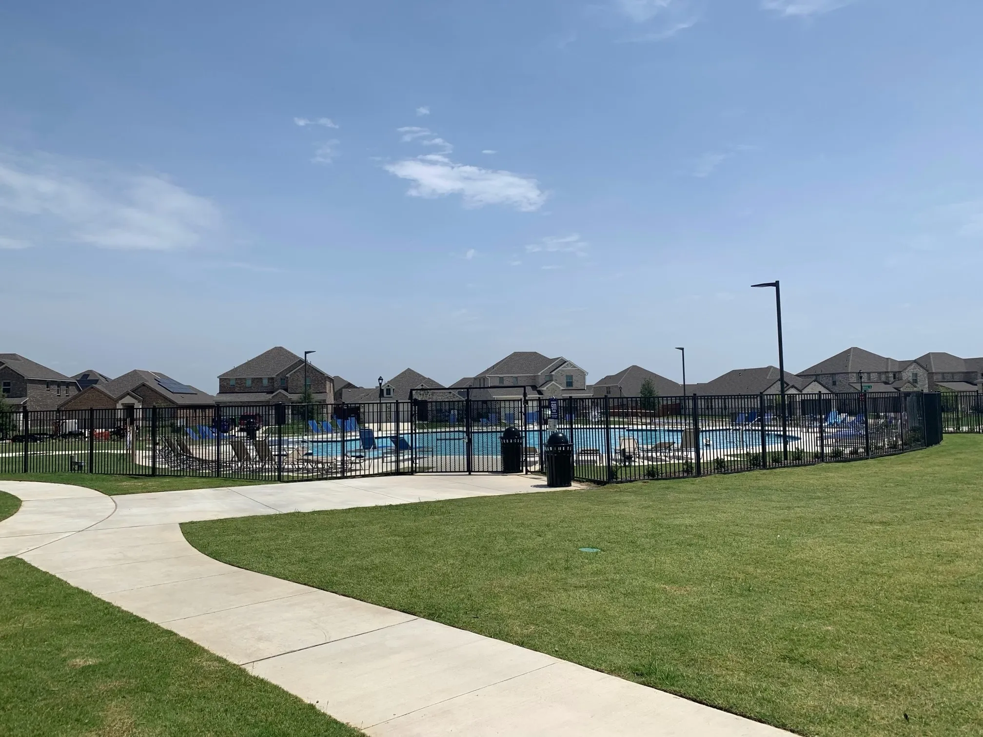 Community Pool area with playground nearby