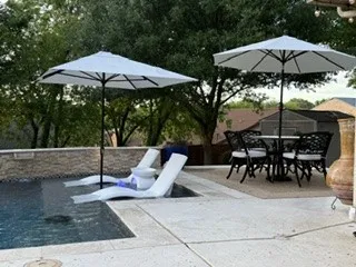 Tanning Ledge  and Outdoor Patio