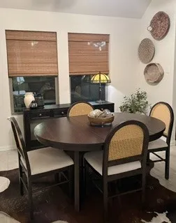 Breakfast nook off kitchen