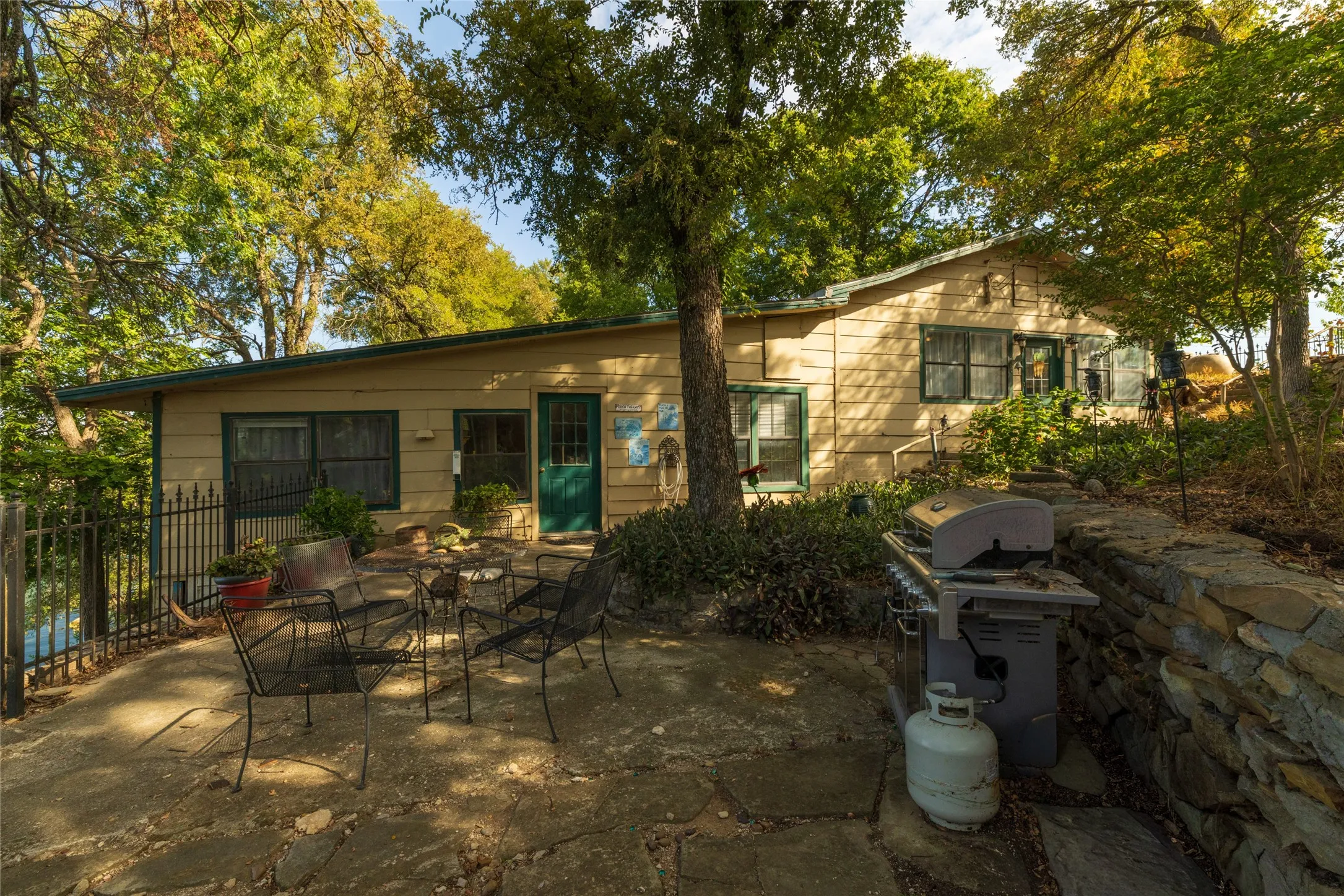 Entrance is on the South side of the house.
