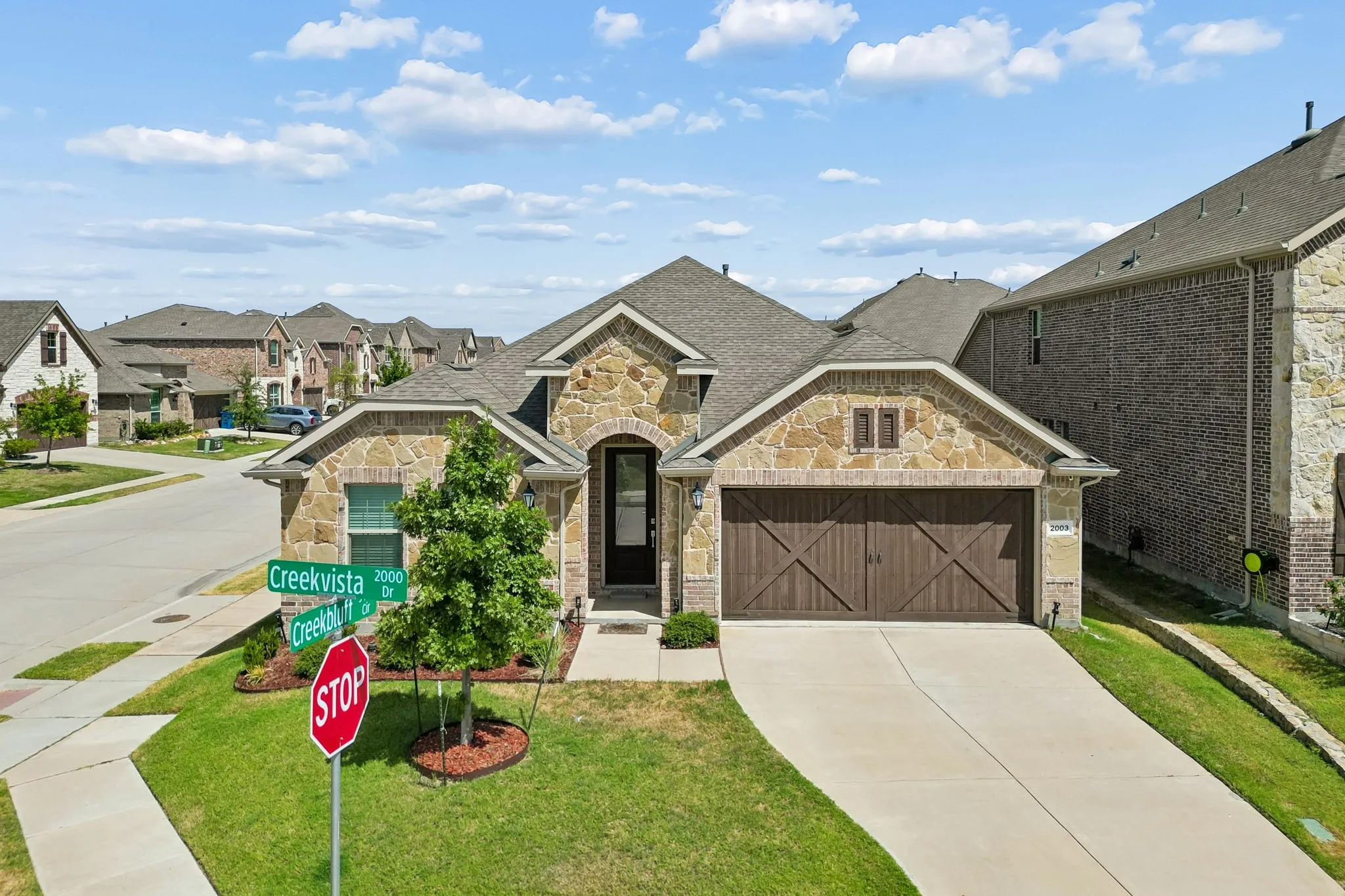 Single Family Residence For Sale in Denton County , 2003 Creekvista Drive, Lewisville, Texas 75056, 4 Bedroom, 3 Bathroom, 2 Garage spaces, 2,371 Sqft, built in 2021, mls#21374993, Real Estate Agent in Lewisville, Homes For Sale in Denton county, Homes For Sale in Lewisville, Realtor in Lewisville Texas, Real Estate Brokerage Independent Realty Texas, Luminita Cordes Realtor