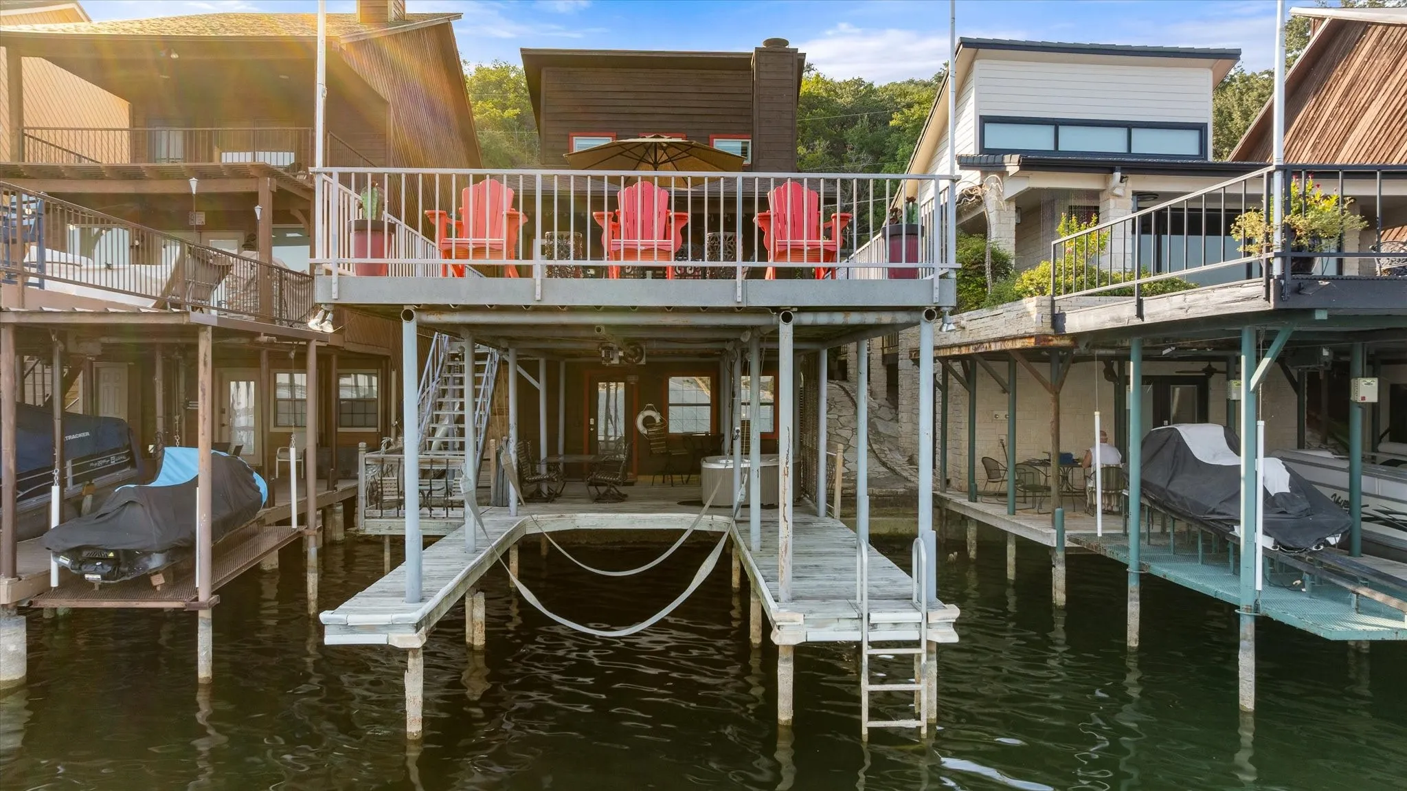 View of dock from lake