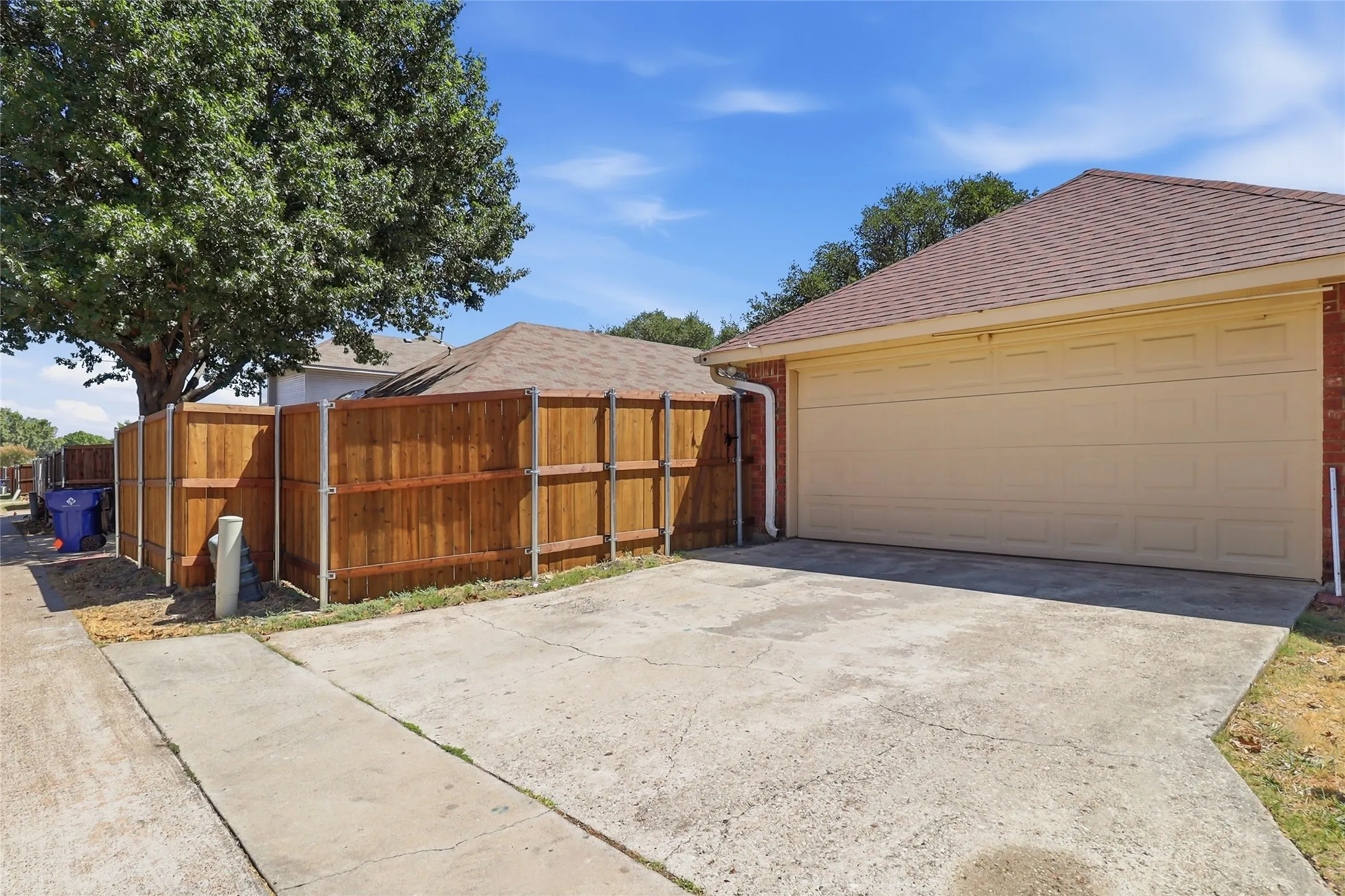 Rear entry garage