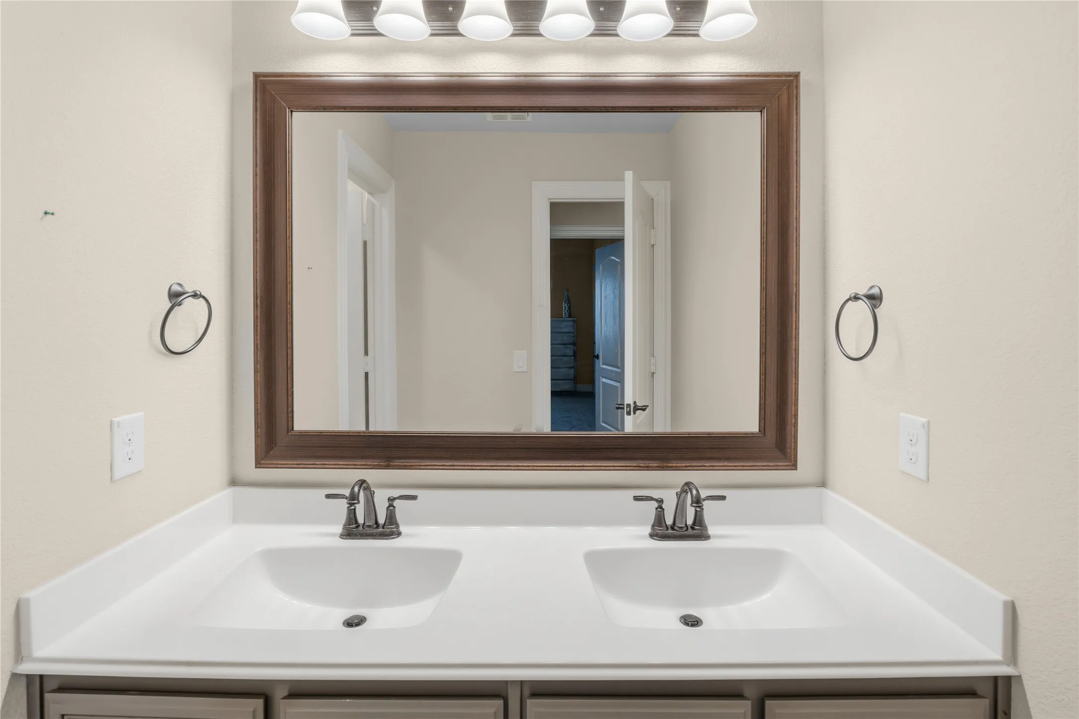 Bathroom with double vanity