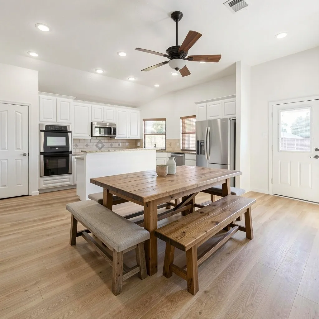 Share time with friends and family in the eating and kitchen at 10232 Ash Creek Lane listed by Seth Fowler of Williams Trew Real Estate